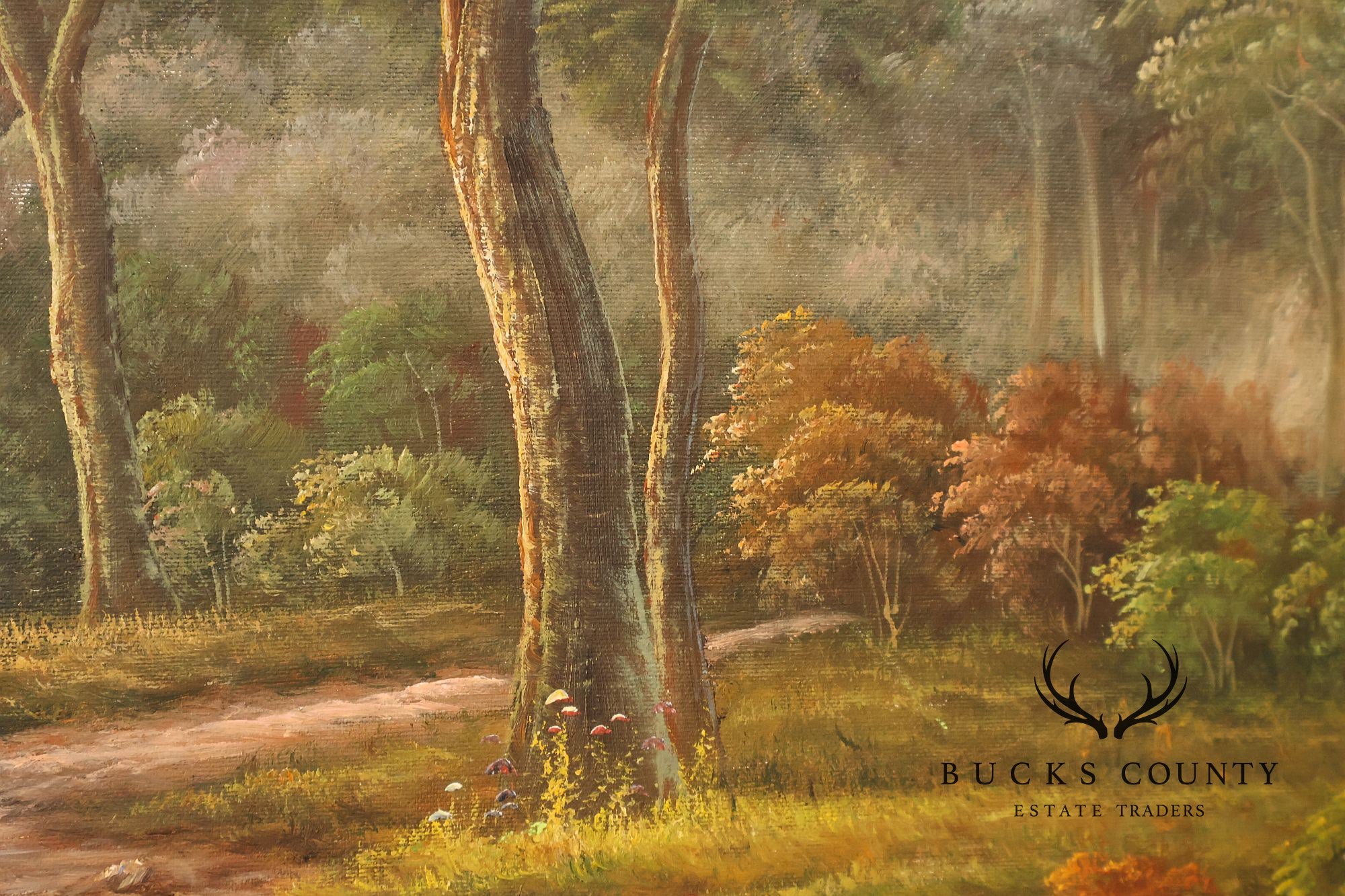 W. Hampton Landscape Painting, Lakeshore