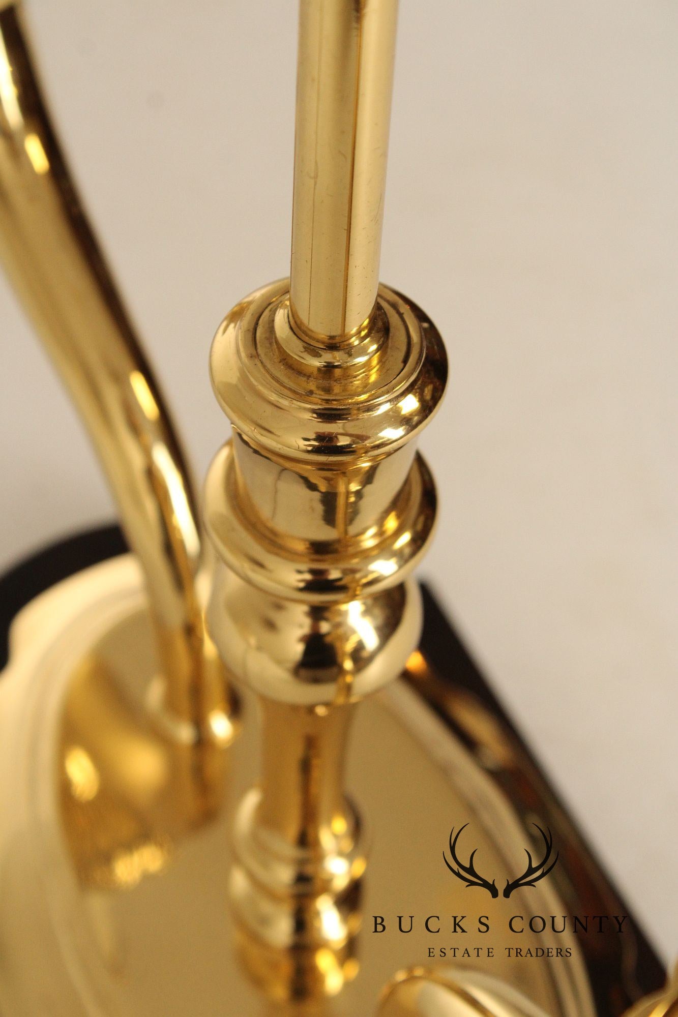 Kaiser Kuhn Brass Bouillotte Table Lamp