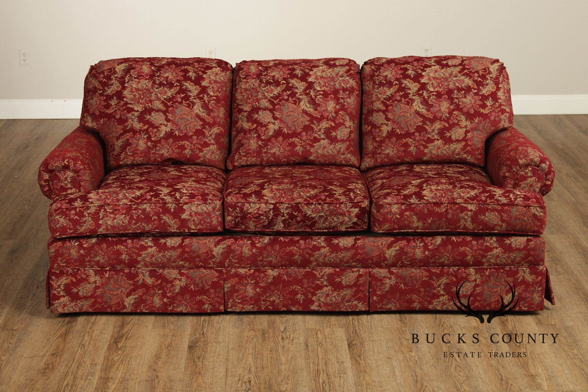 Pennsylvania House Three-Seat Floral Sofa