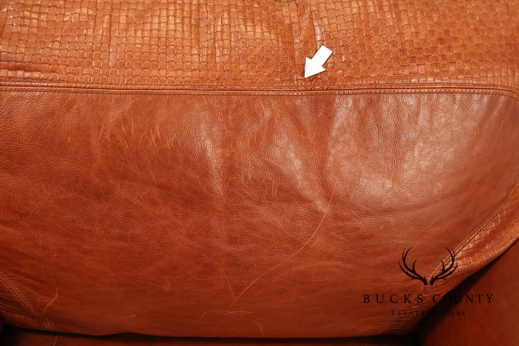 Stickley Santa Fe Leather Chair And Ottoman