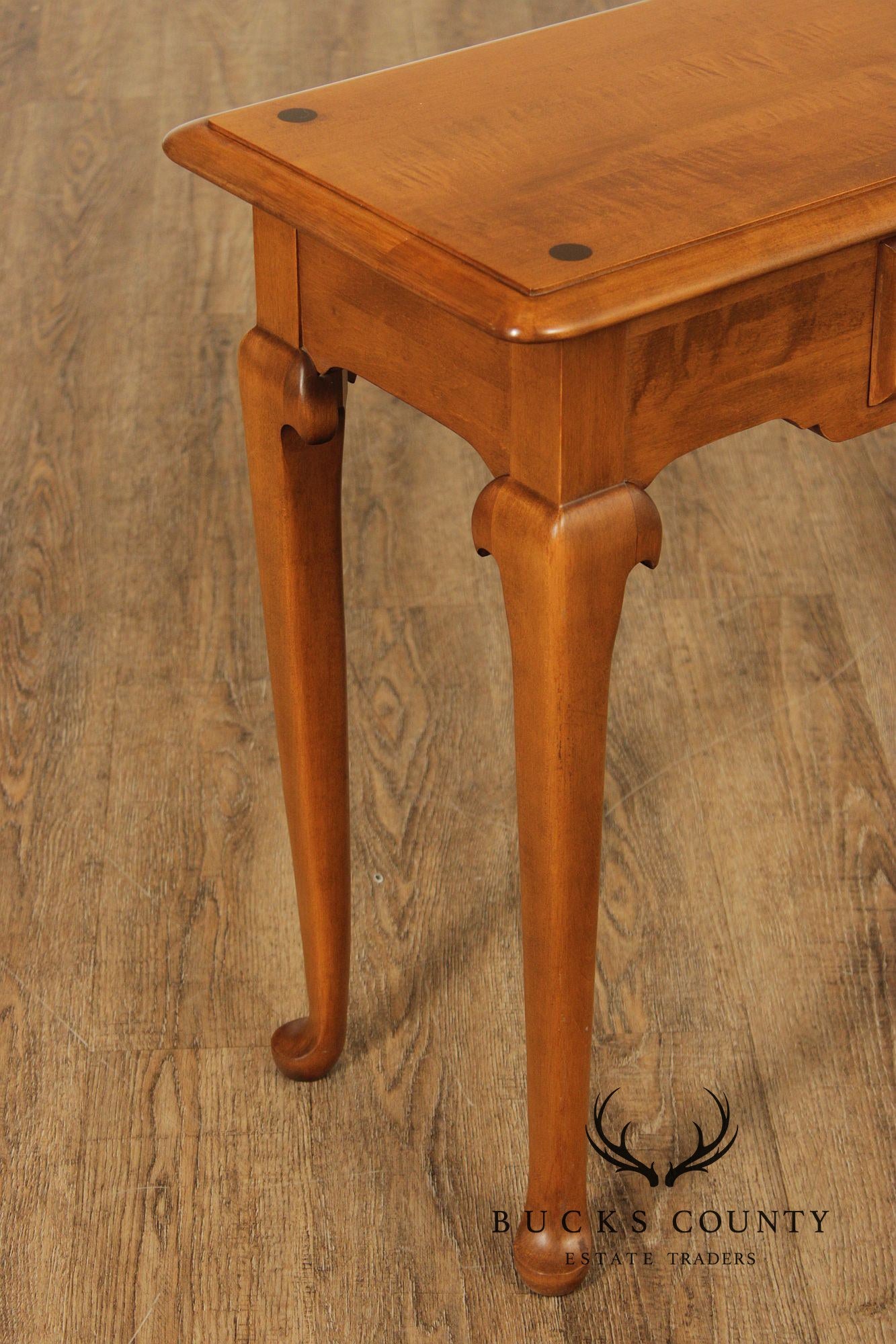 Ethan Allen 1776 Collection Maple Console Table