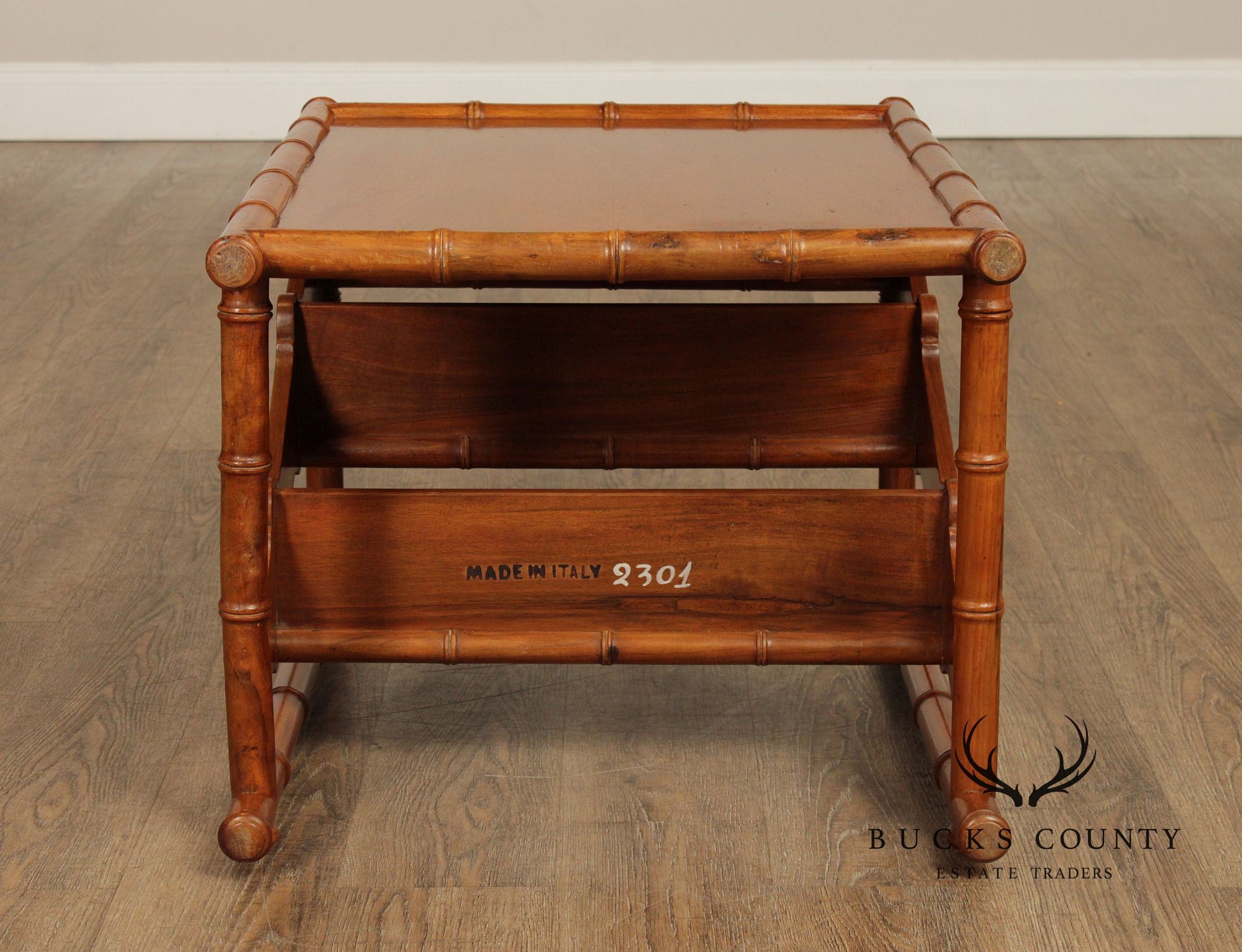 Italian Metamorphic Library Steps and End Table