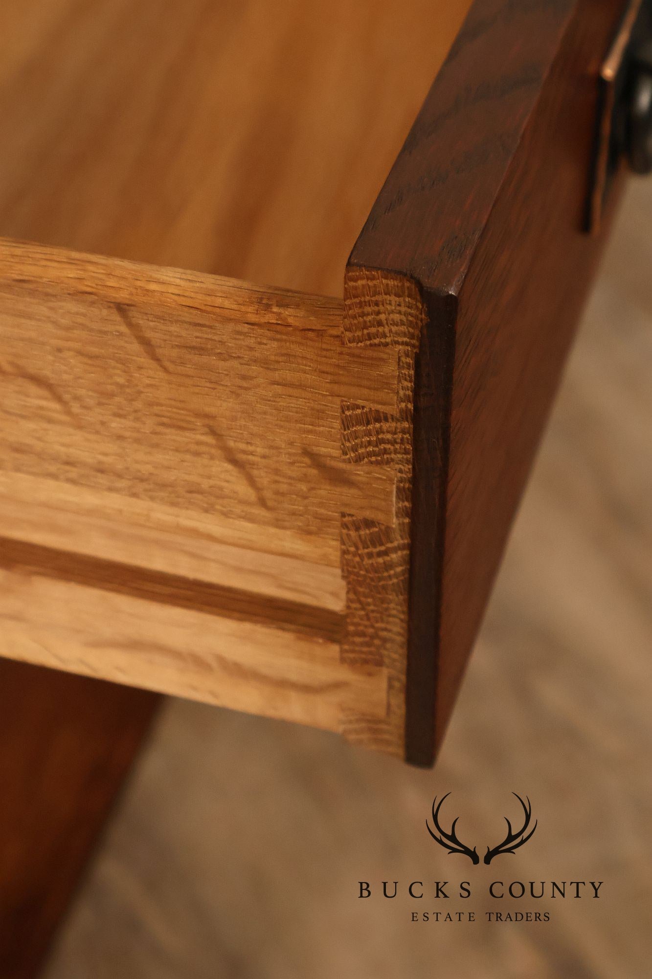 Stickley Mission Collection Oak Console Table Server