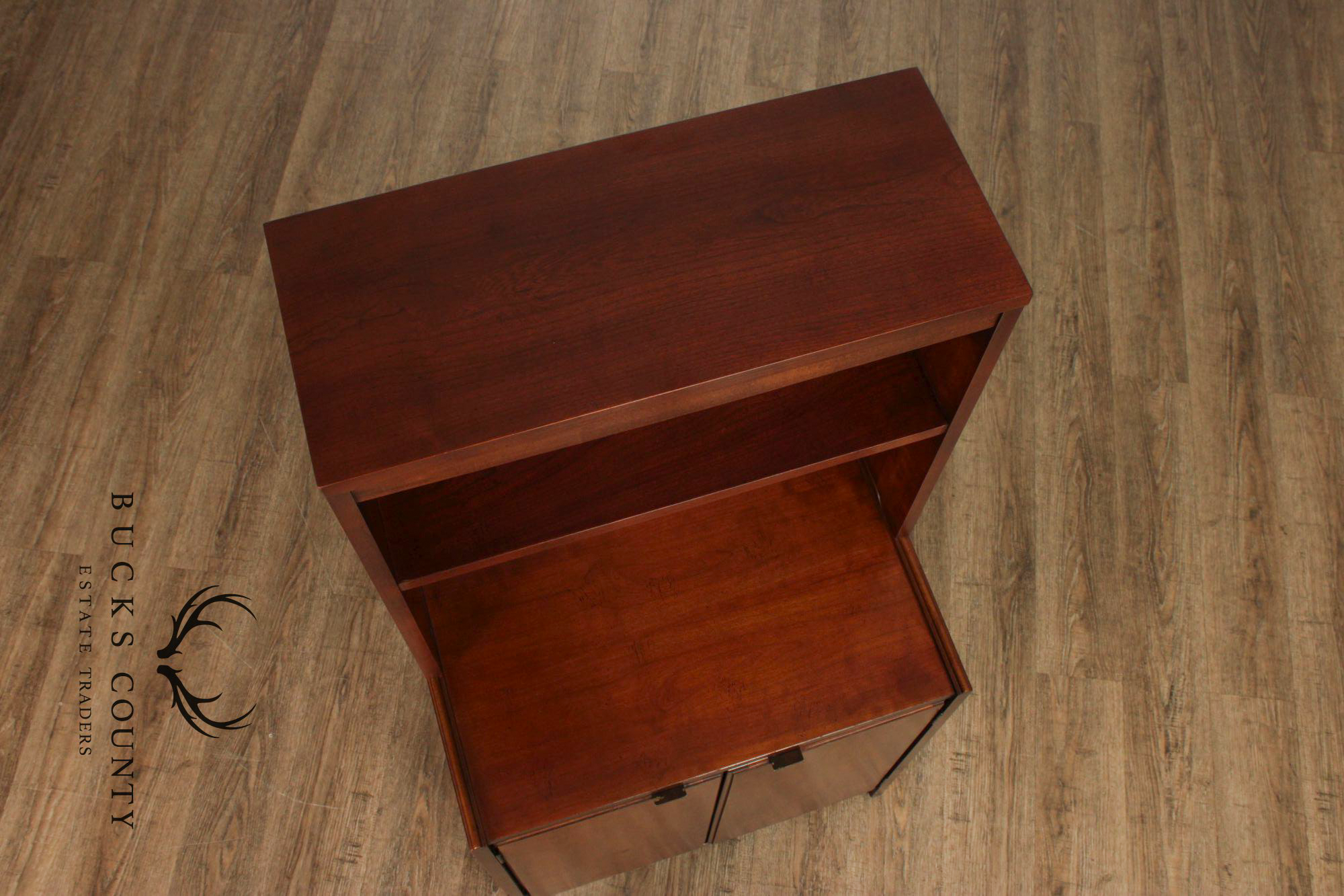 Mid Century Modern Pair of Stacking Bookcases