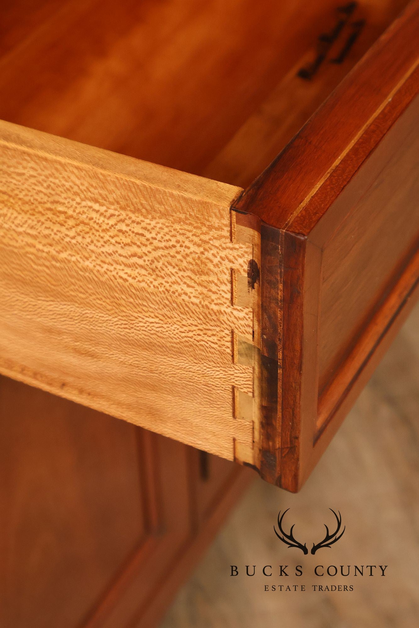 Kindel Directoire Style Vintage Fruitwood Buffet Sideboard