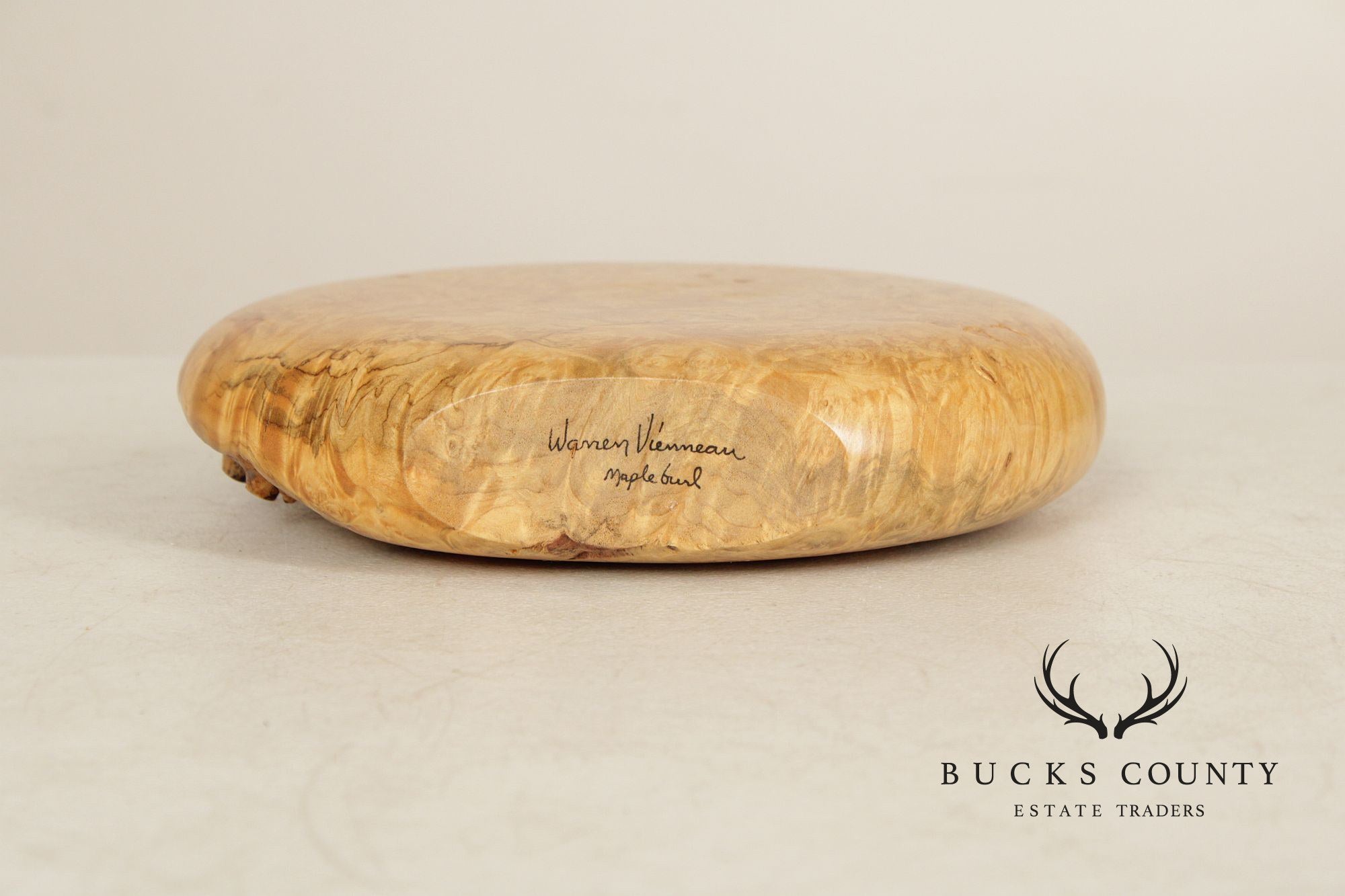 Warren Vienneau Studio Crafted Maple Burl Vase