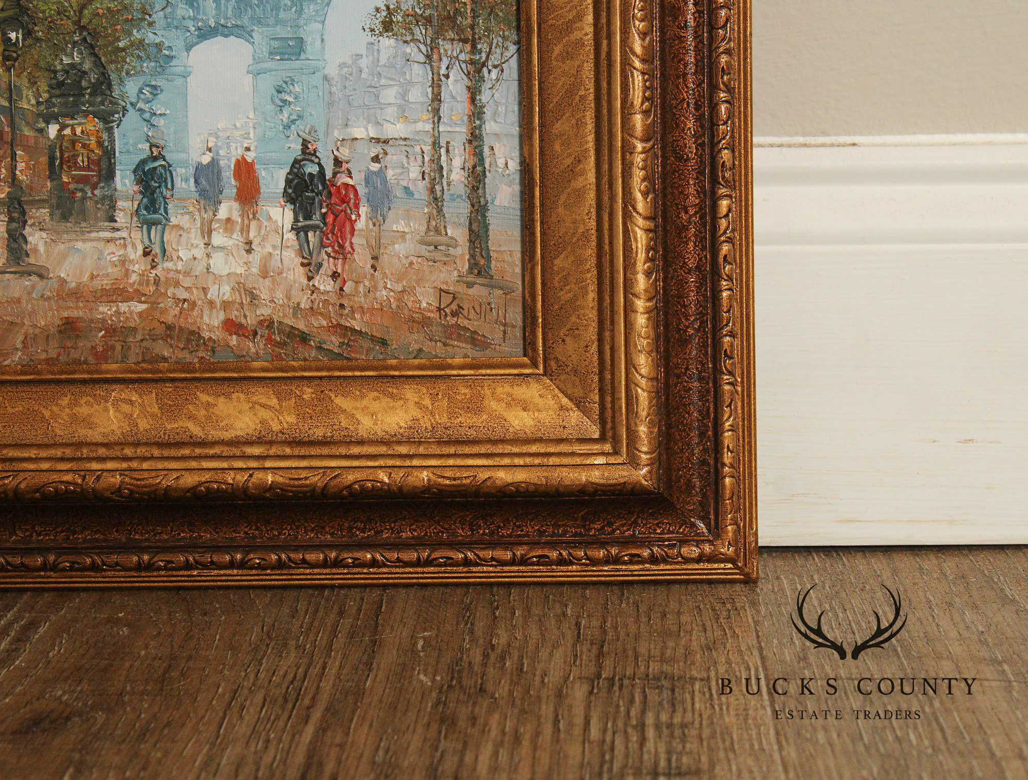 Caroline Burnett Impressionist Painting, Arc De Triomphe