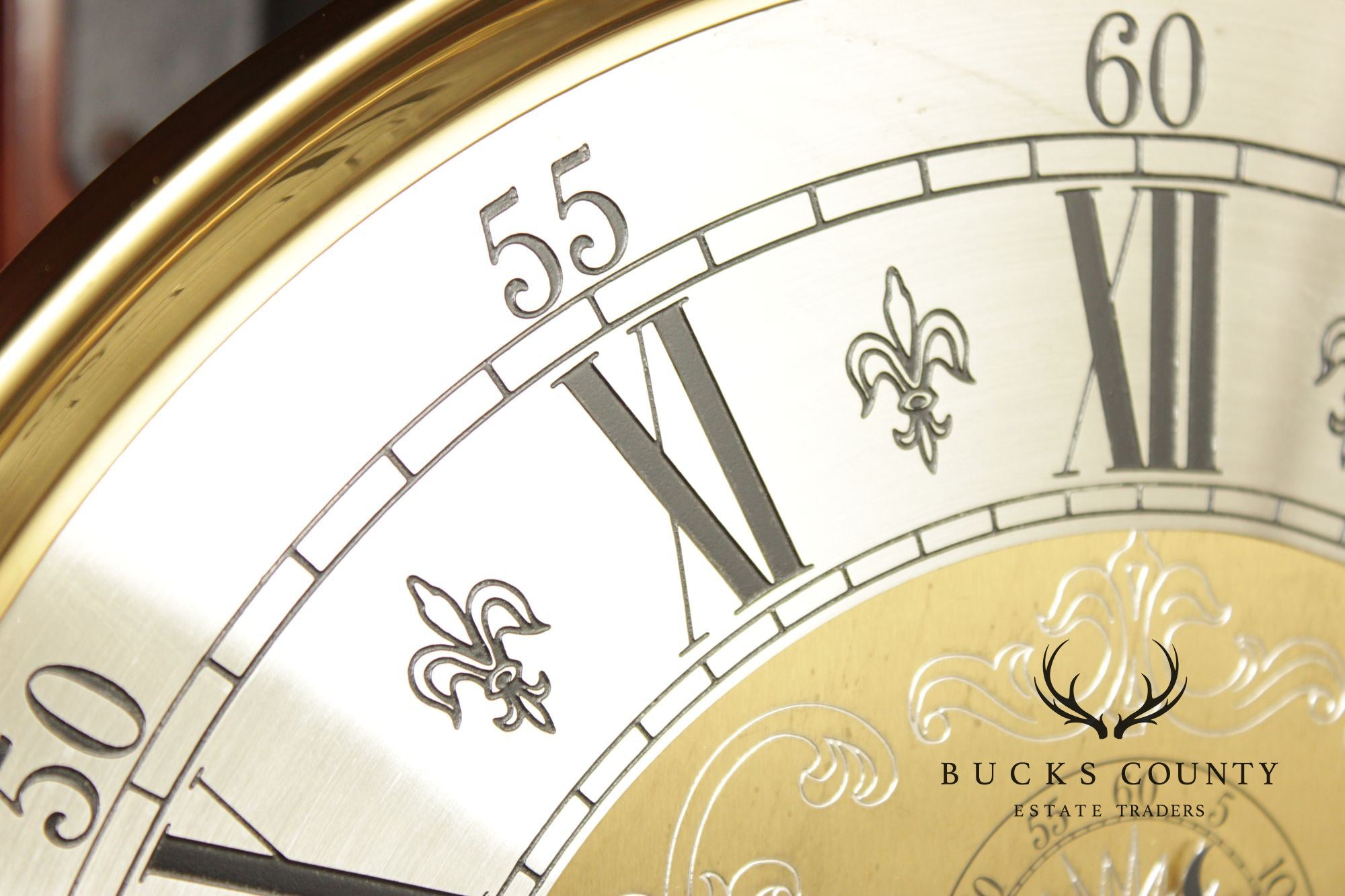 Sligh Mahogany Millennium Limited Edition Grandfather Clock With Corinthian Columns