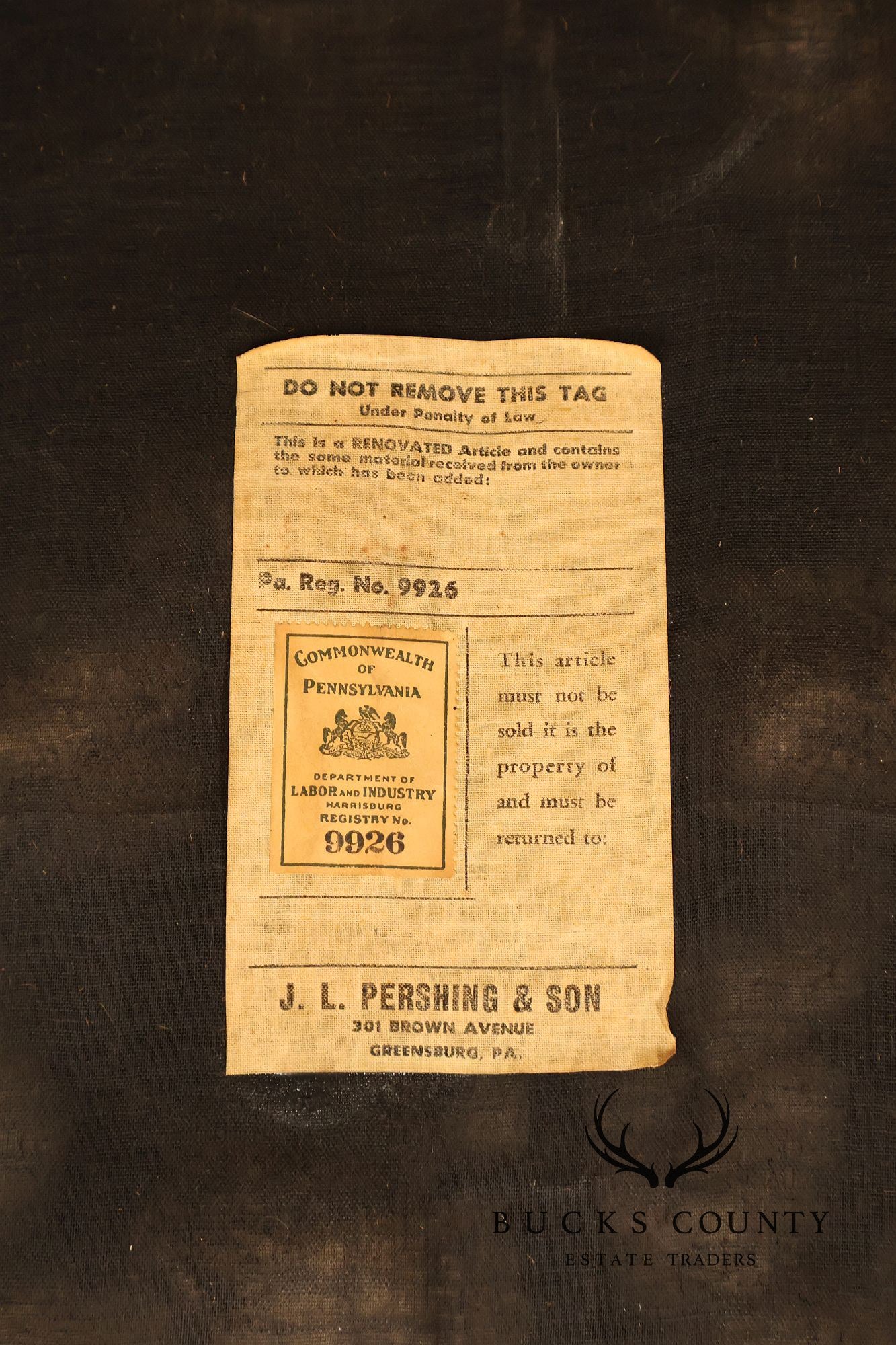 J. L. Pershing & Son Vintage Federal Style Painted Armchair