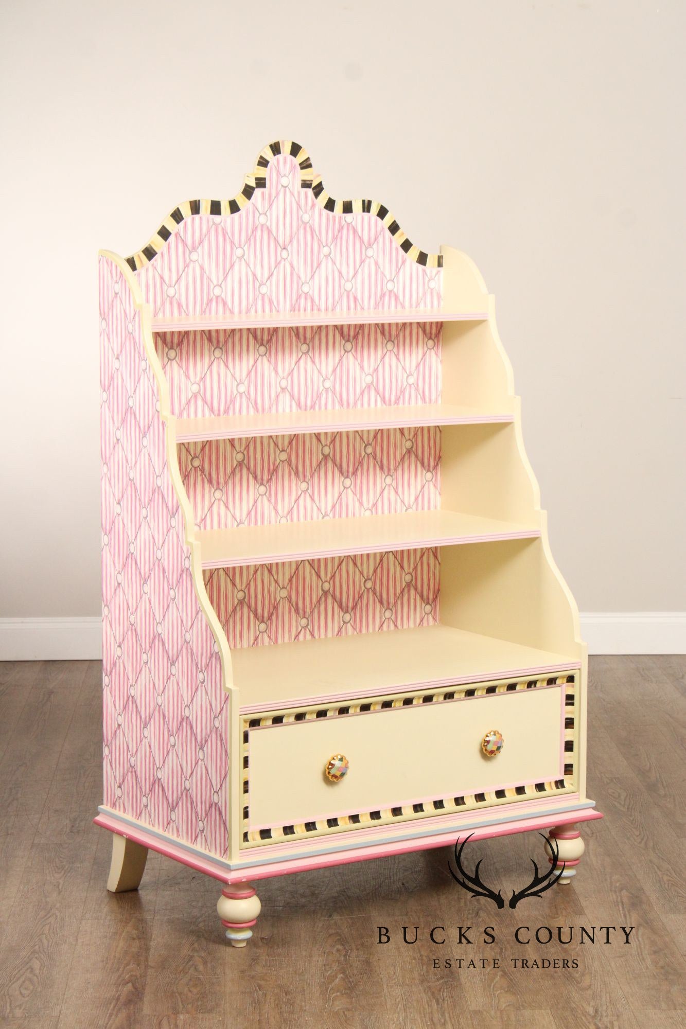 Mackenzie Childs 'Rosie Sweet' Open Bookshelf