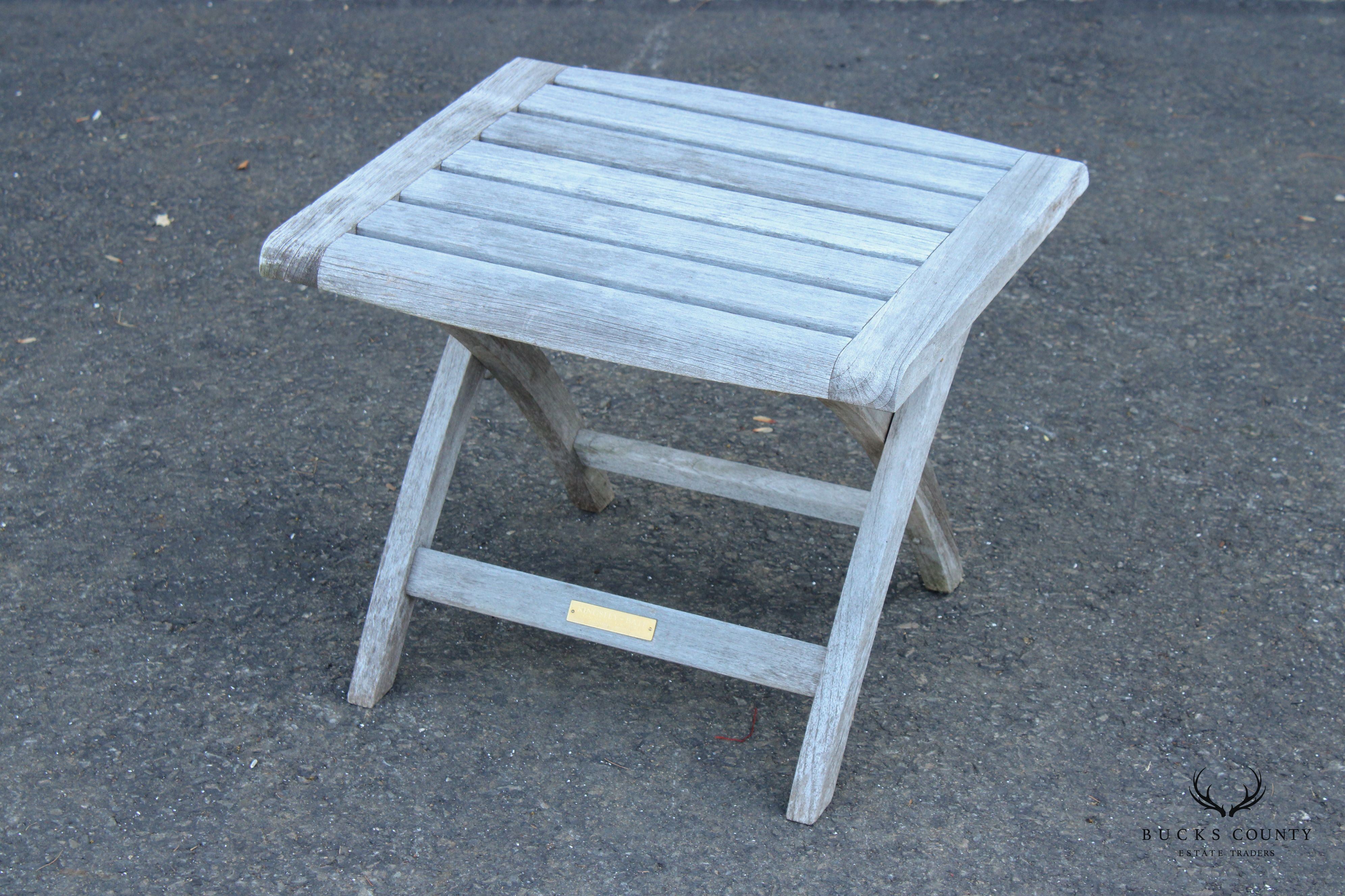 Kingsley-Bate Outdoor Patio 'St. Tropez' Teak Side Table