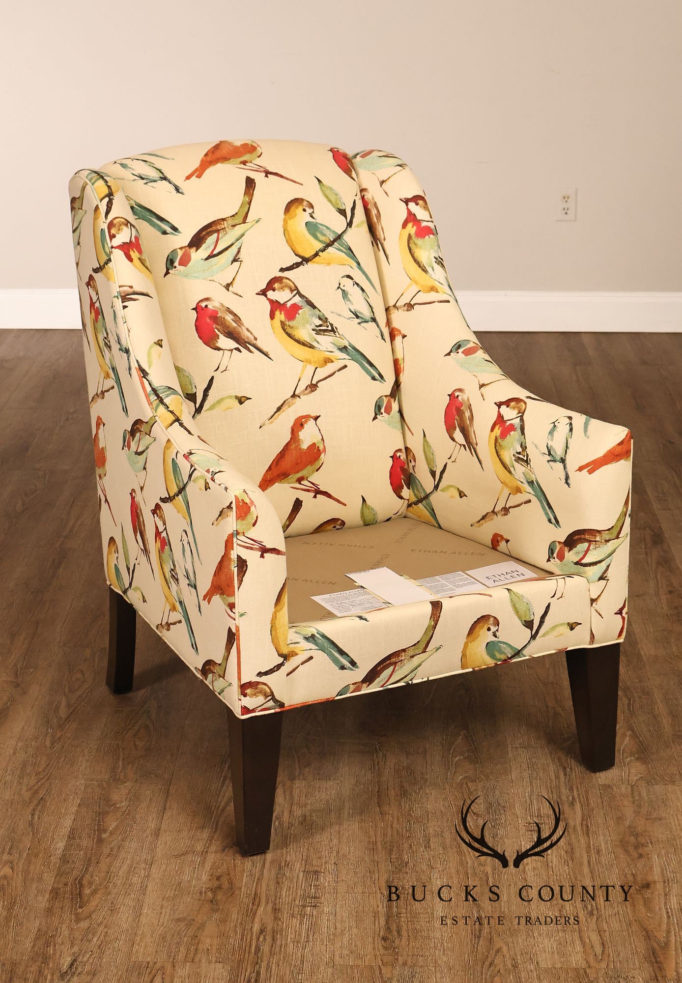 Ethan Allen Modern Upholstered Accent Chair
