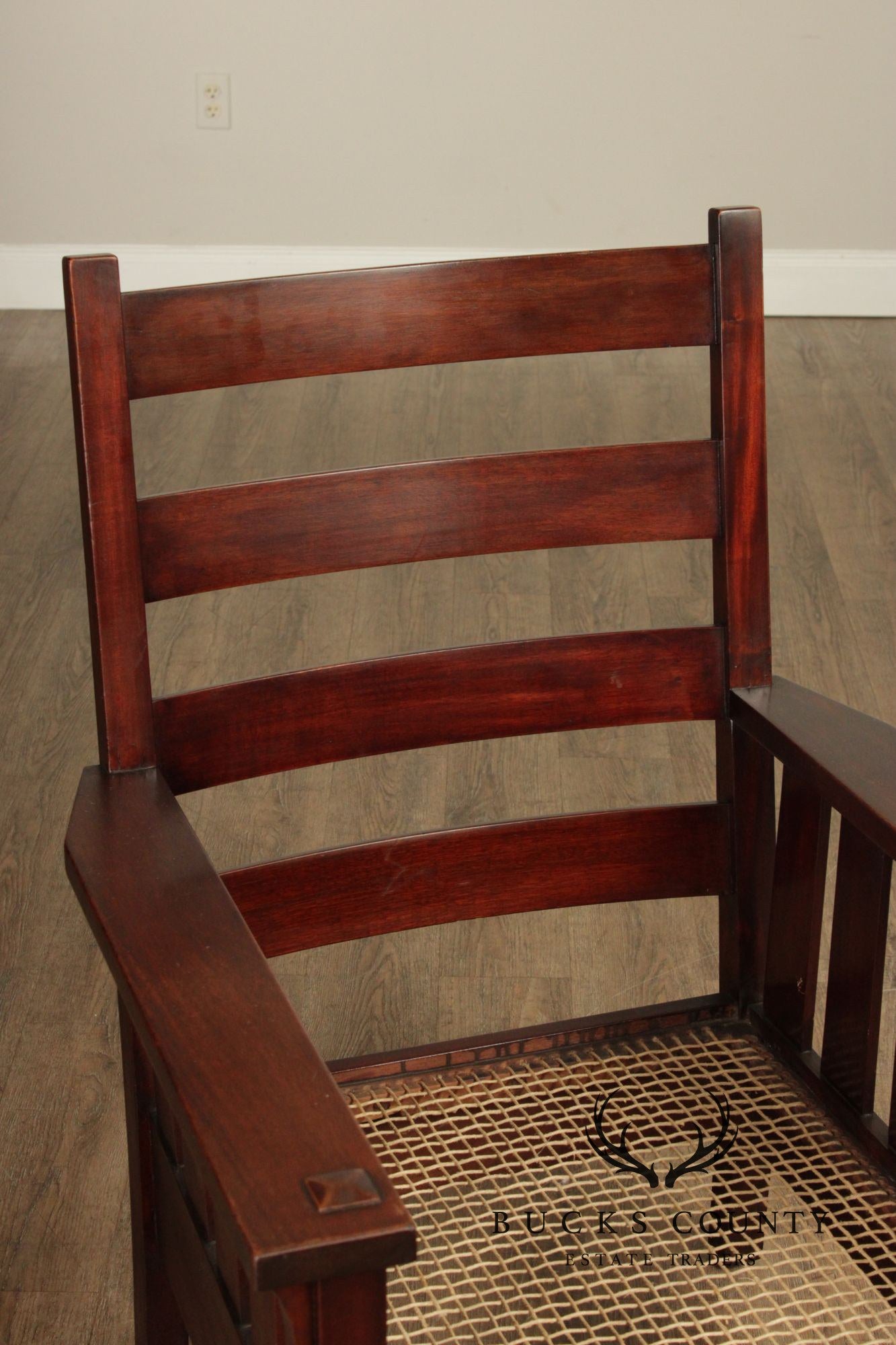 Gustav Stickley Antique Mission Mahogany Armchair