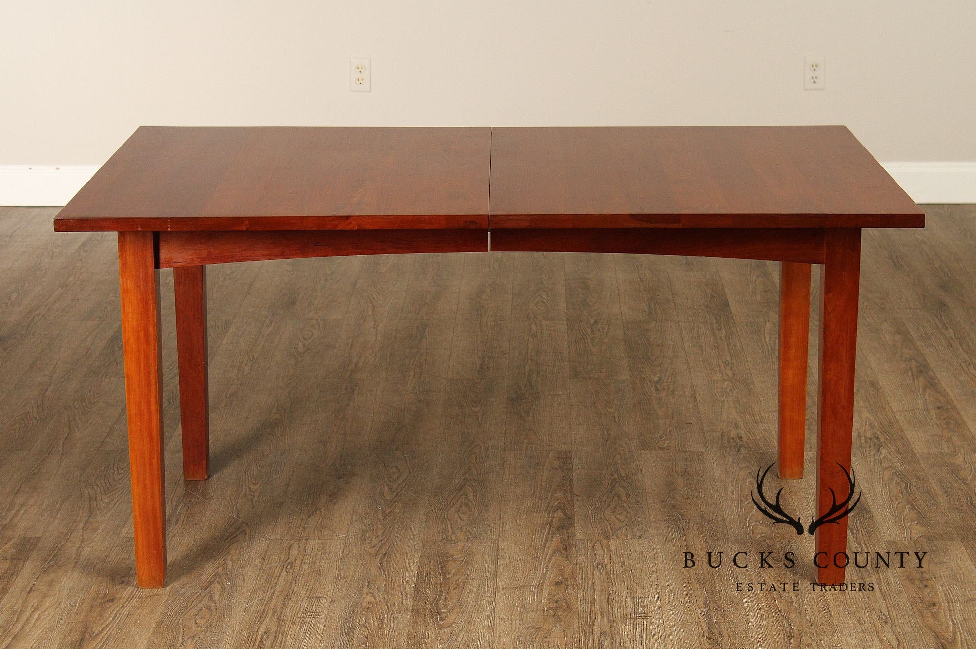 Vermont Furniture Cherry Extension Dining Table With Two Leaves