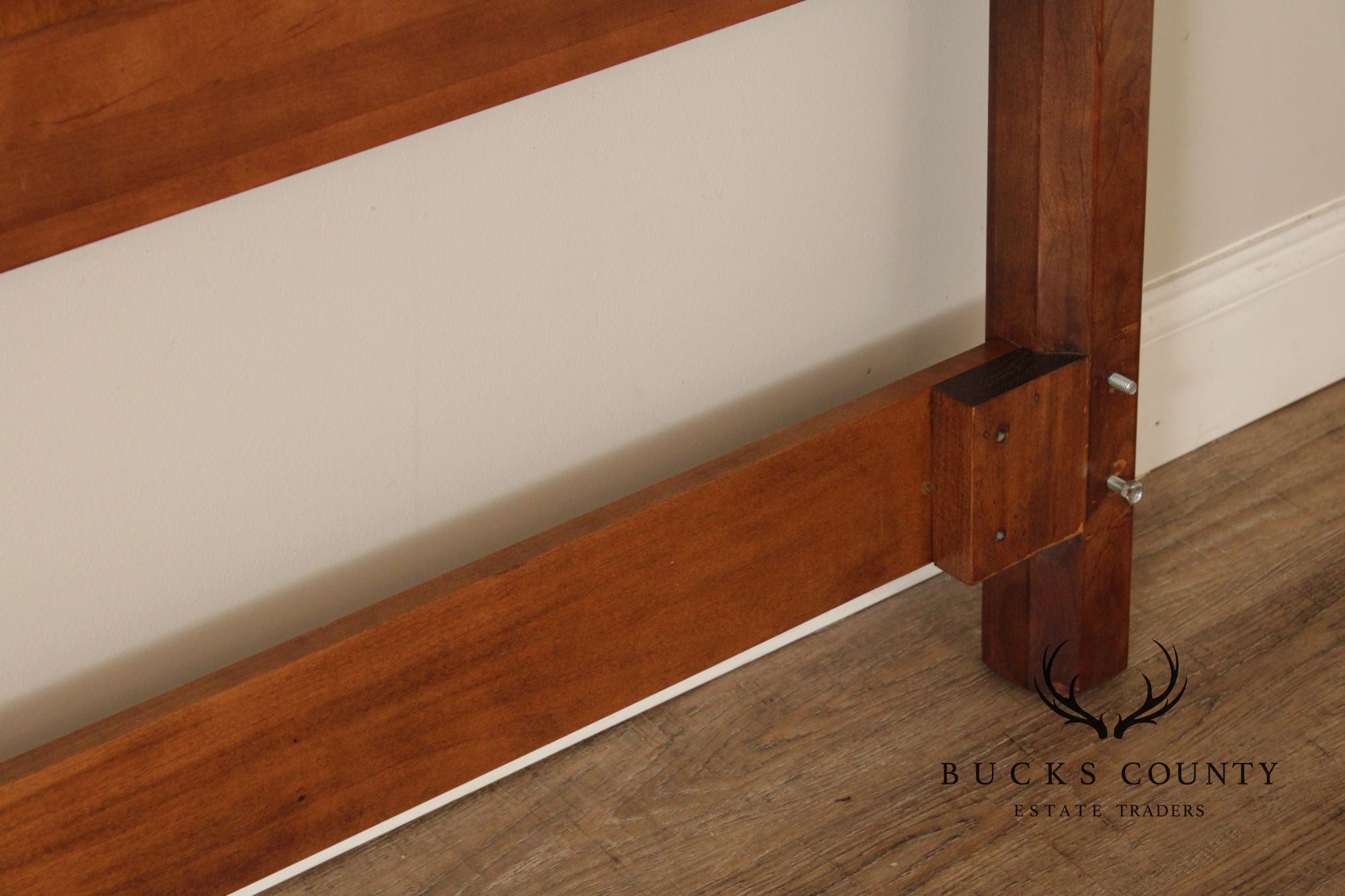 Century Furniture Traditional Yew Wood Queen Headboard