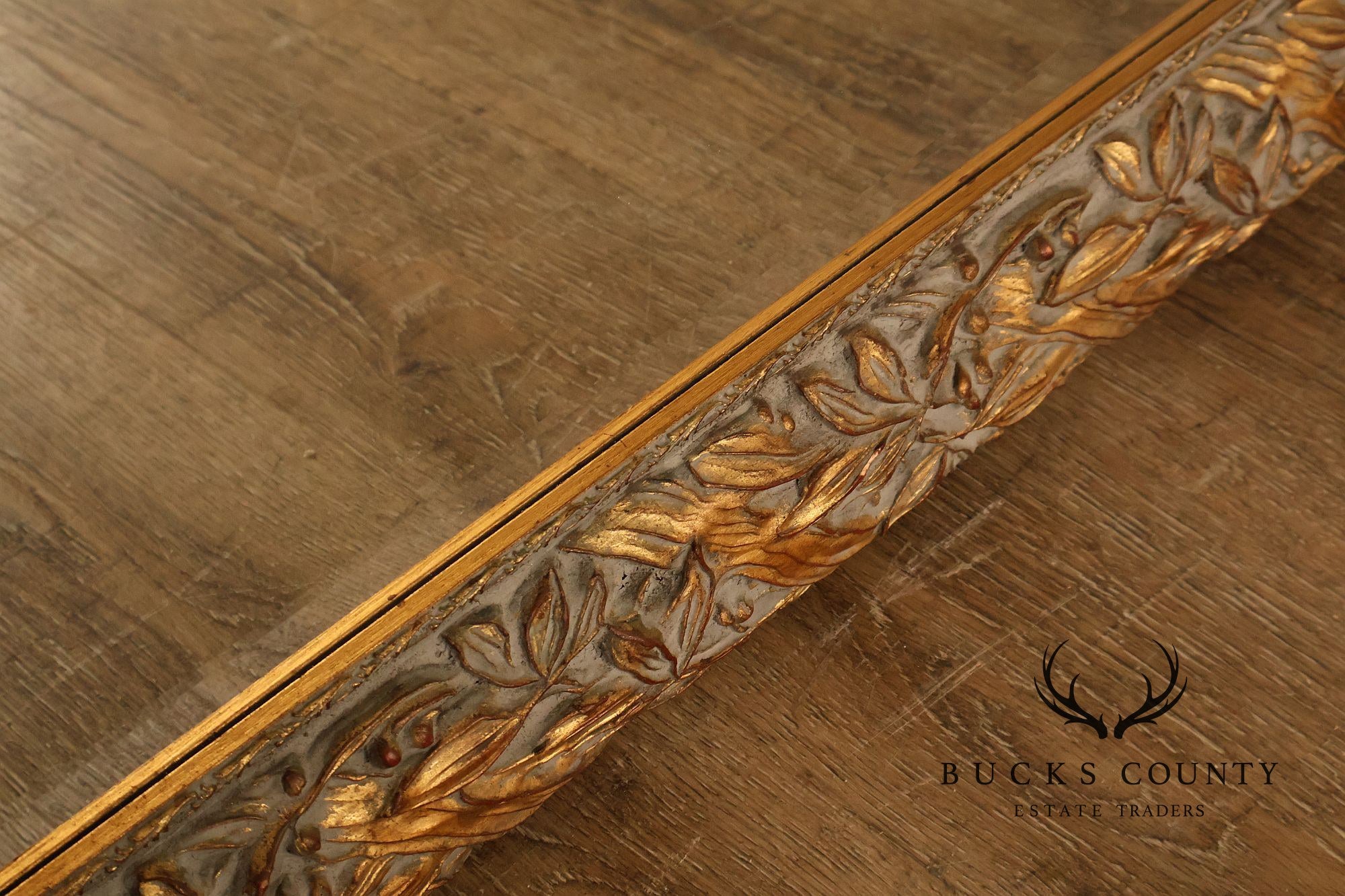 LaBarge Italian Giltwood Carved Wall Mirror