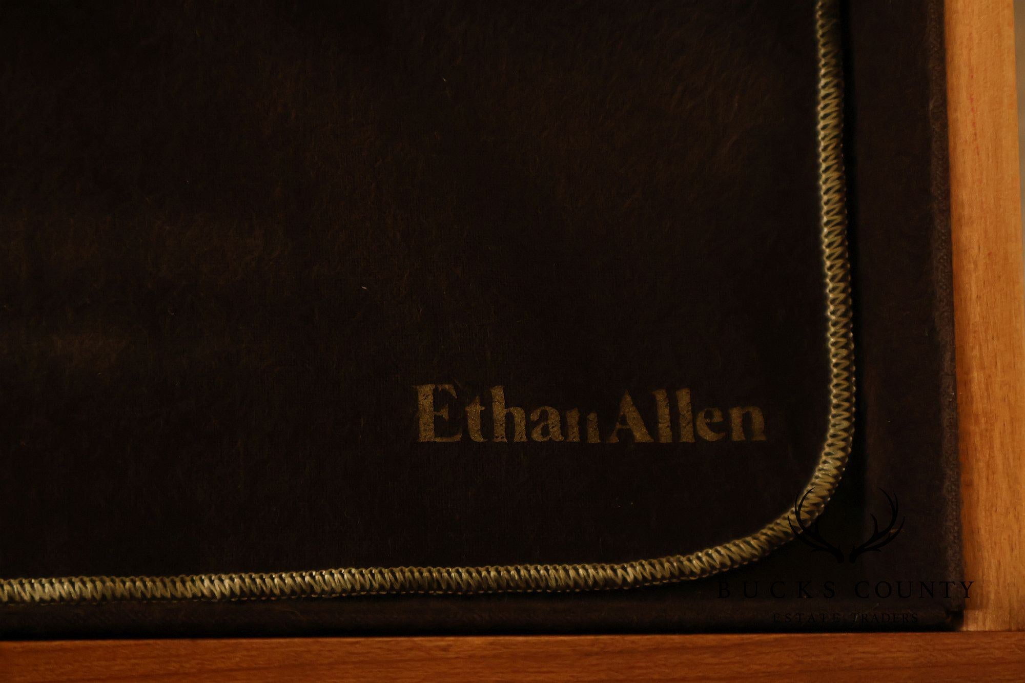 Ethan Allen 'Georgian Court' Cherry Silver Chest