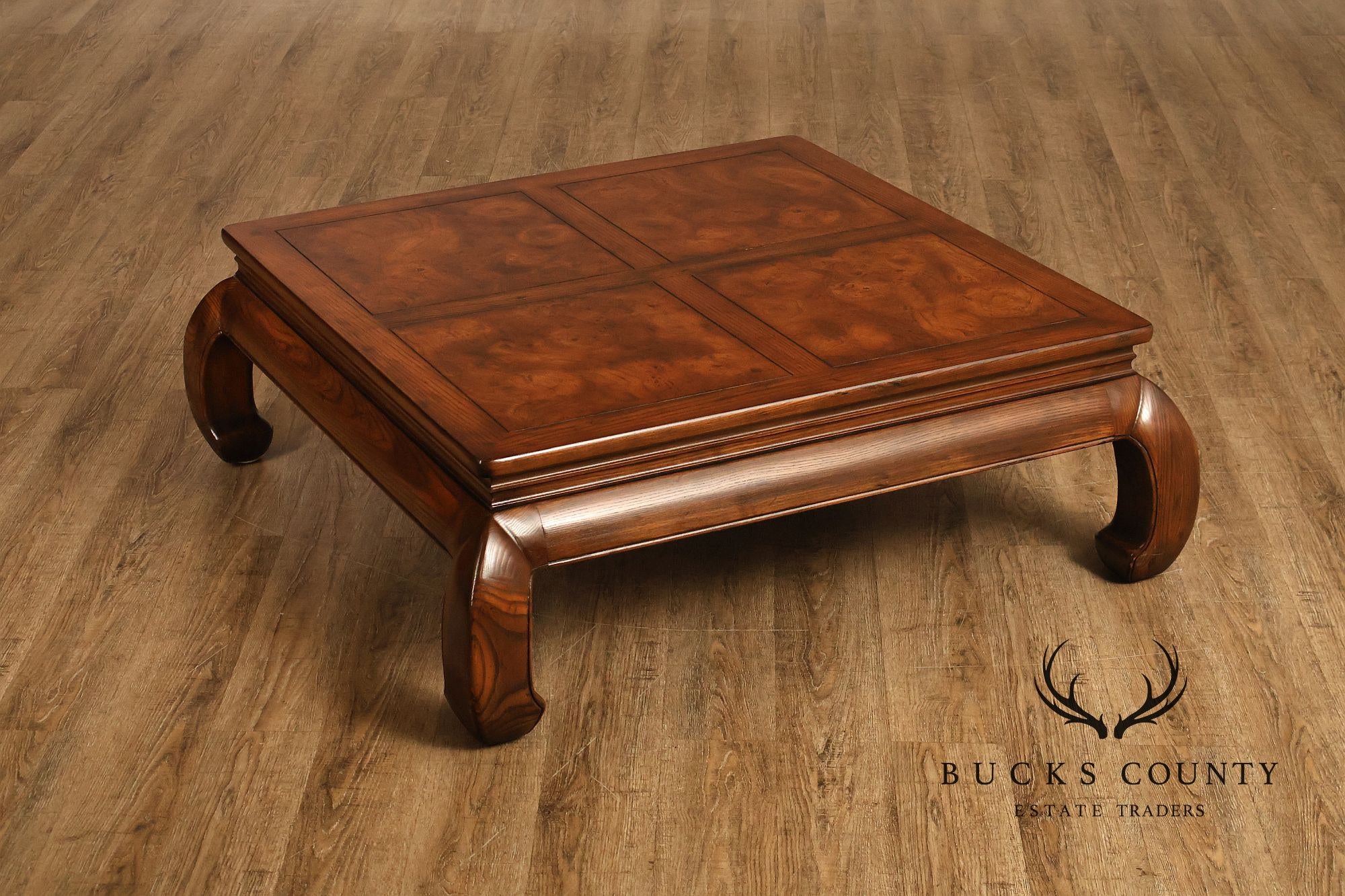 Henredon Artefacts Asian Burlwood Ming Style Coffee Table