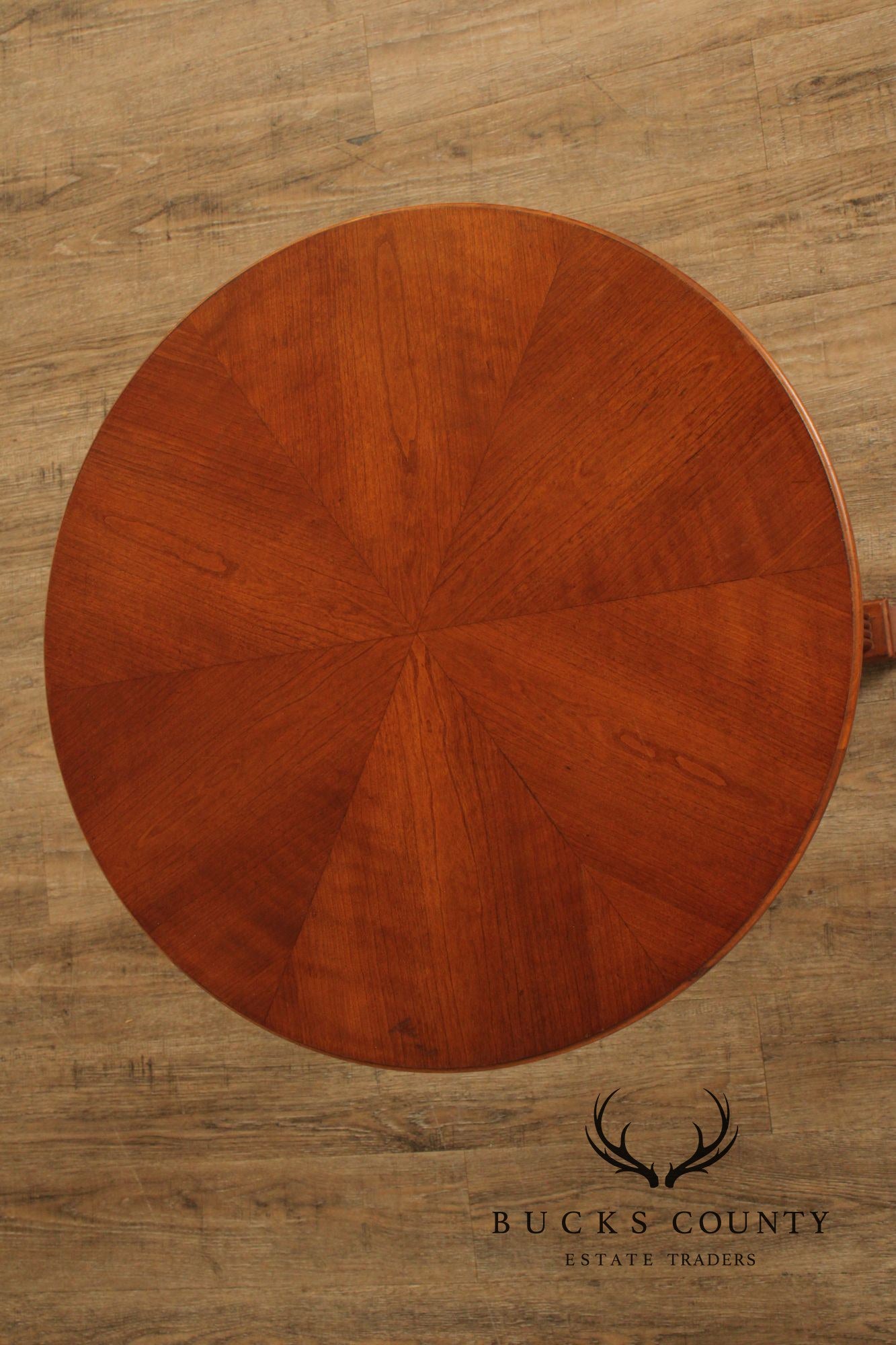 Ethan Allen 'Legacy' Collection Round Top Side Table