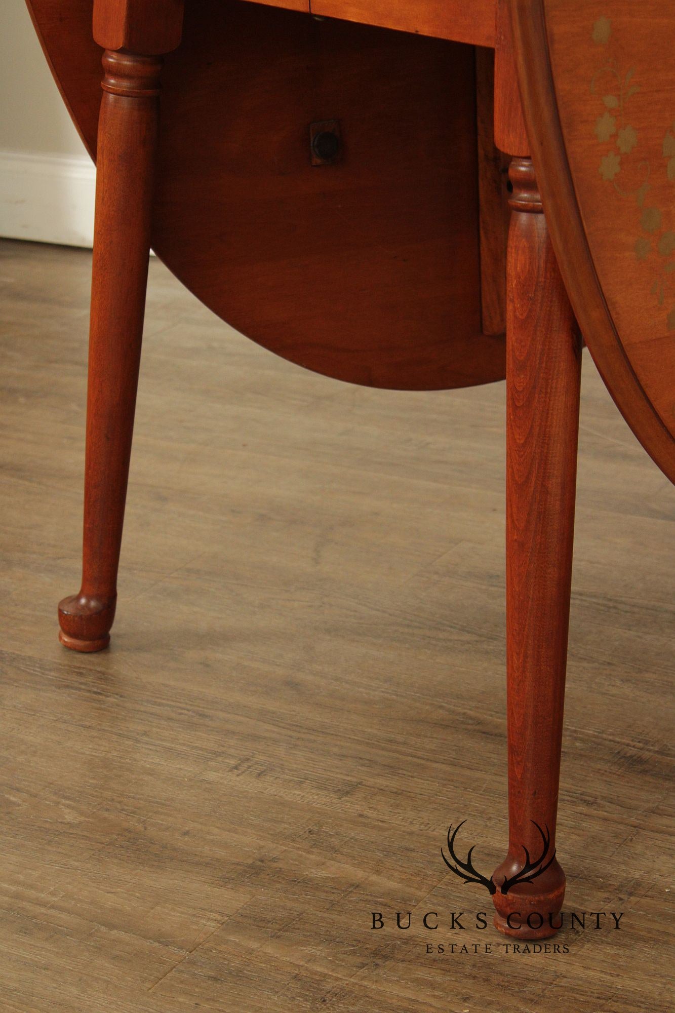 Vintage Cushman Colonial Creations Maple Drop Leaf Dining Table With 2 Leaves