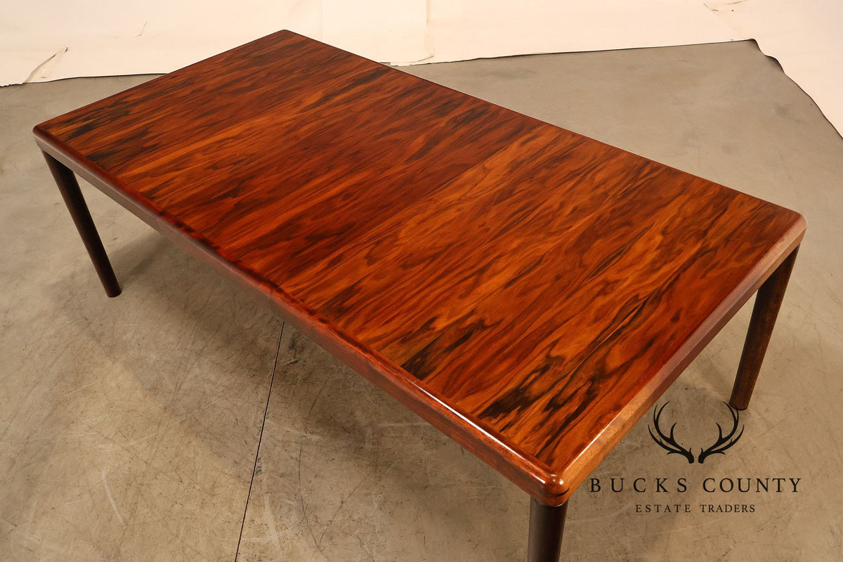 Dyrlund Danish Modern Rosewood Extension Dining Table
