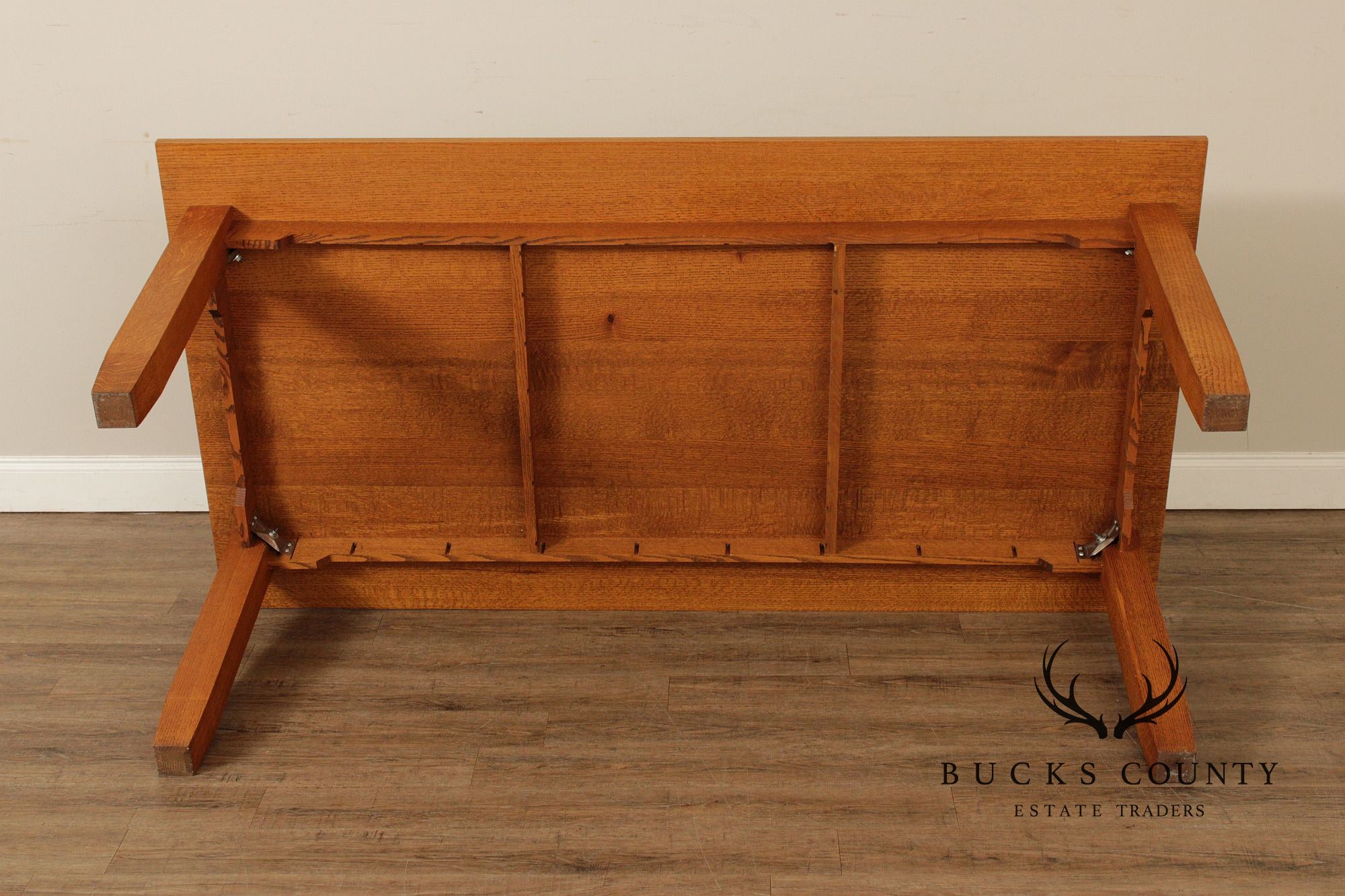 Mission Style Solid Oak Dining Table