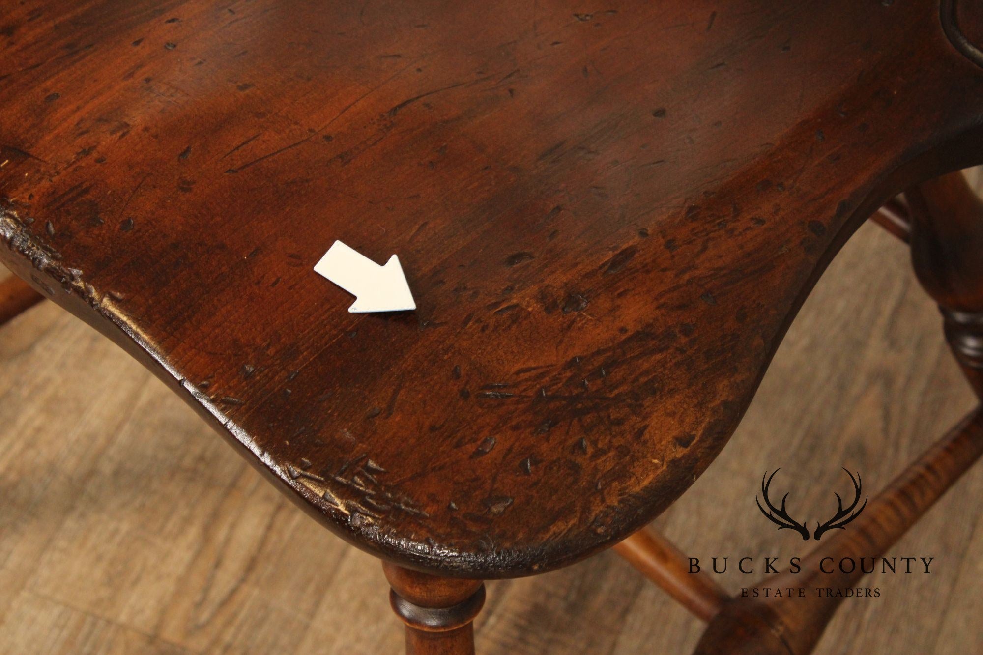 Custom Crafted Set Of 8 English Windsor Dining Chairs