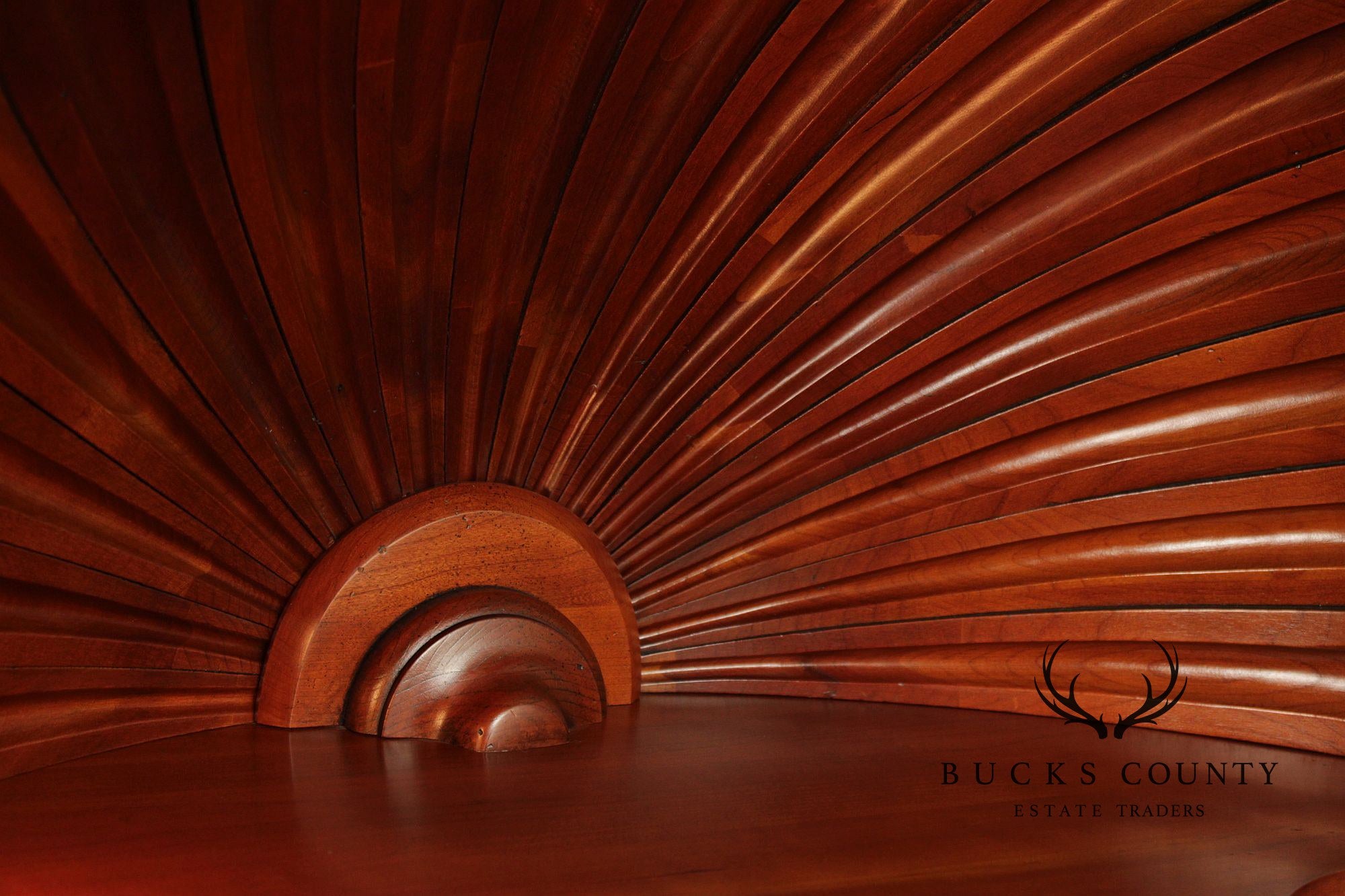 Harden Chippendale Style Cherry Corner Bookcase