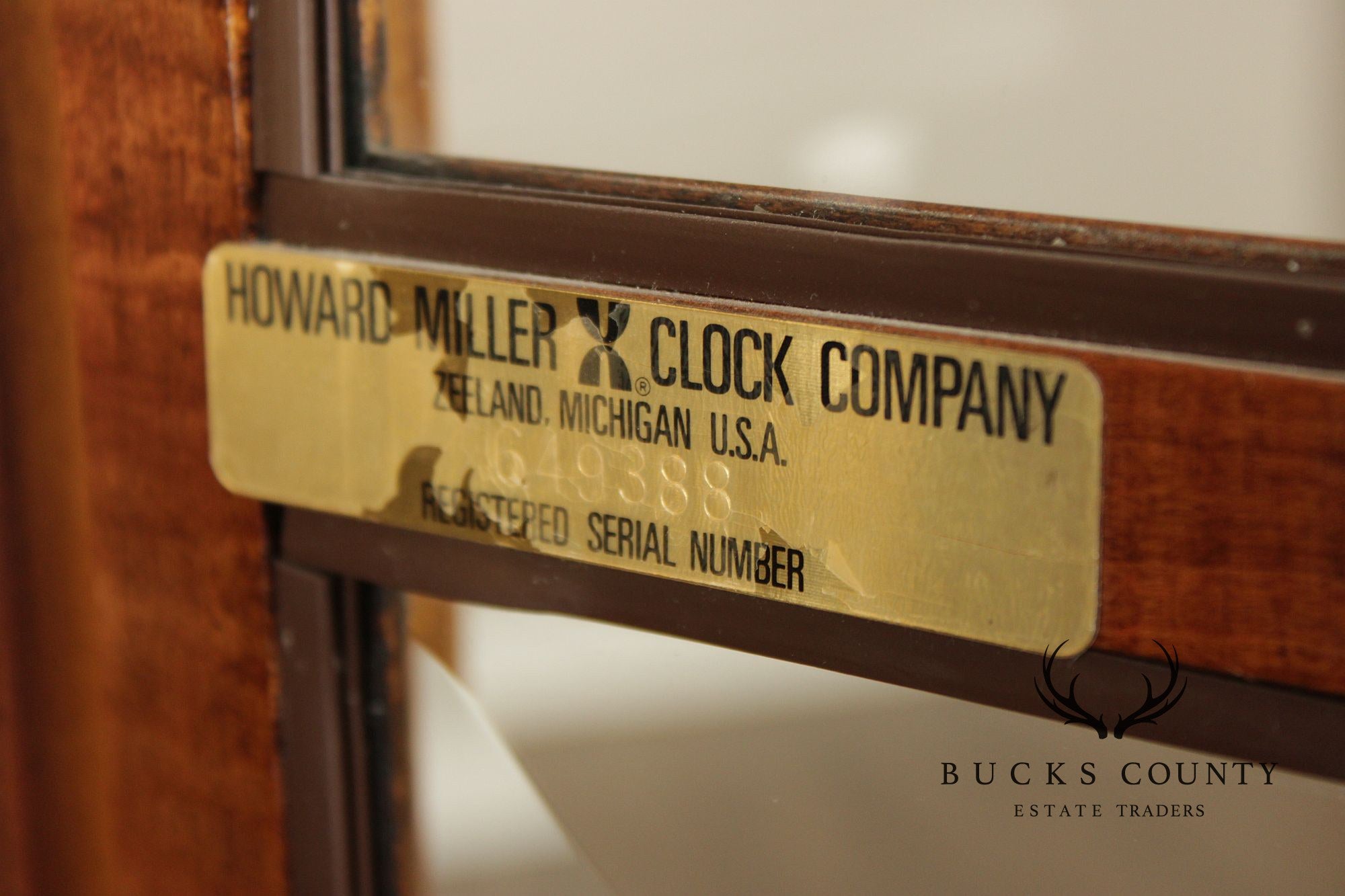 Howard Miller Georgian Style Walnut Grandfather Clock