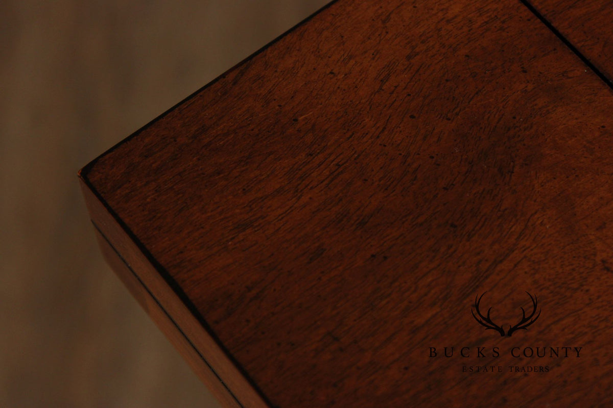 Karges Burl Walnut Flip-Top Server