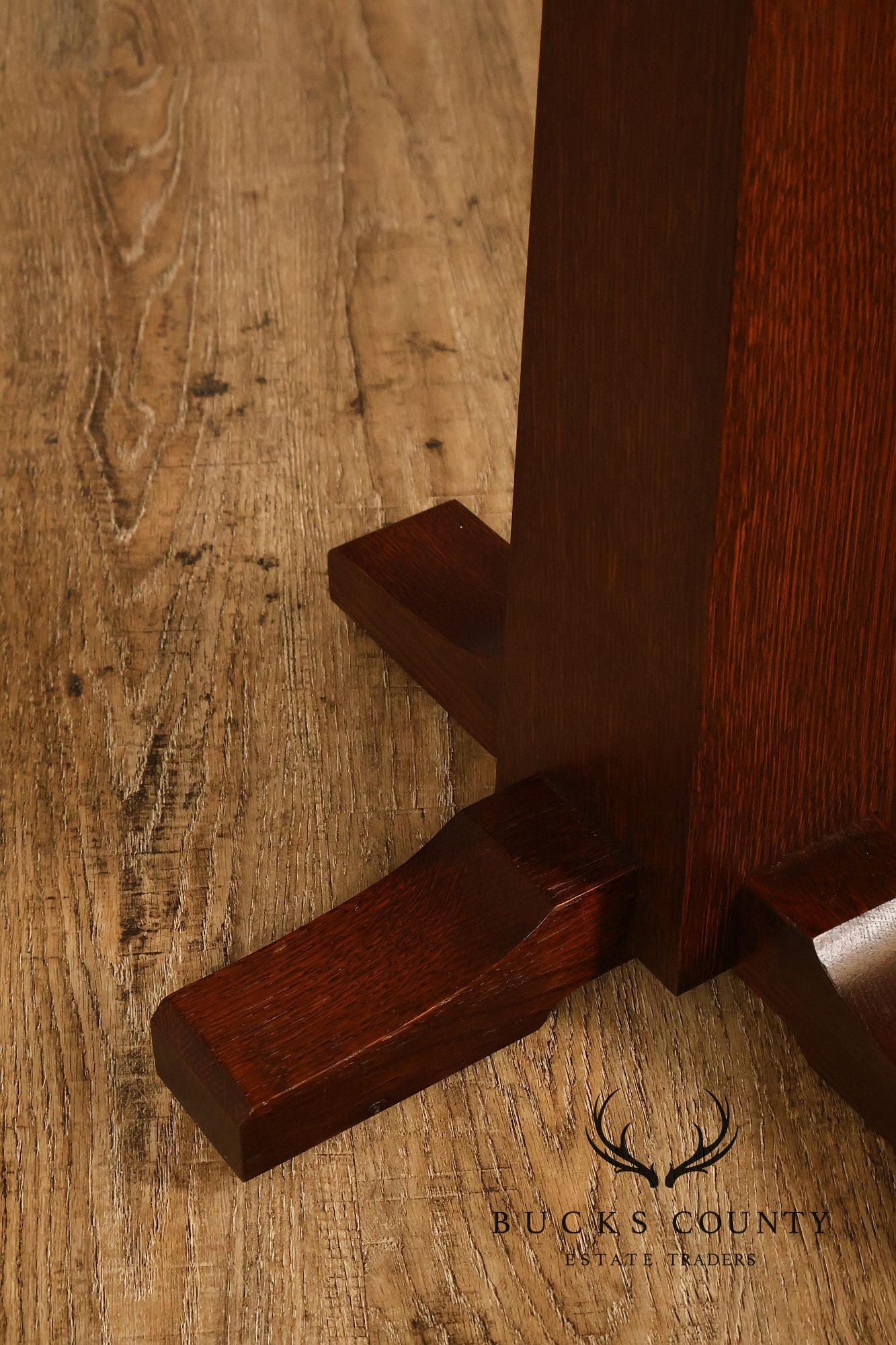 Stickley Mission Collection Oak Pedestal