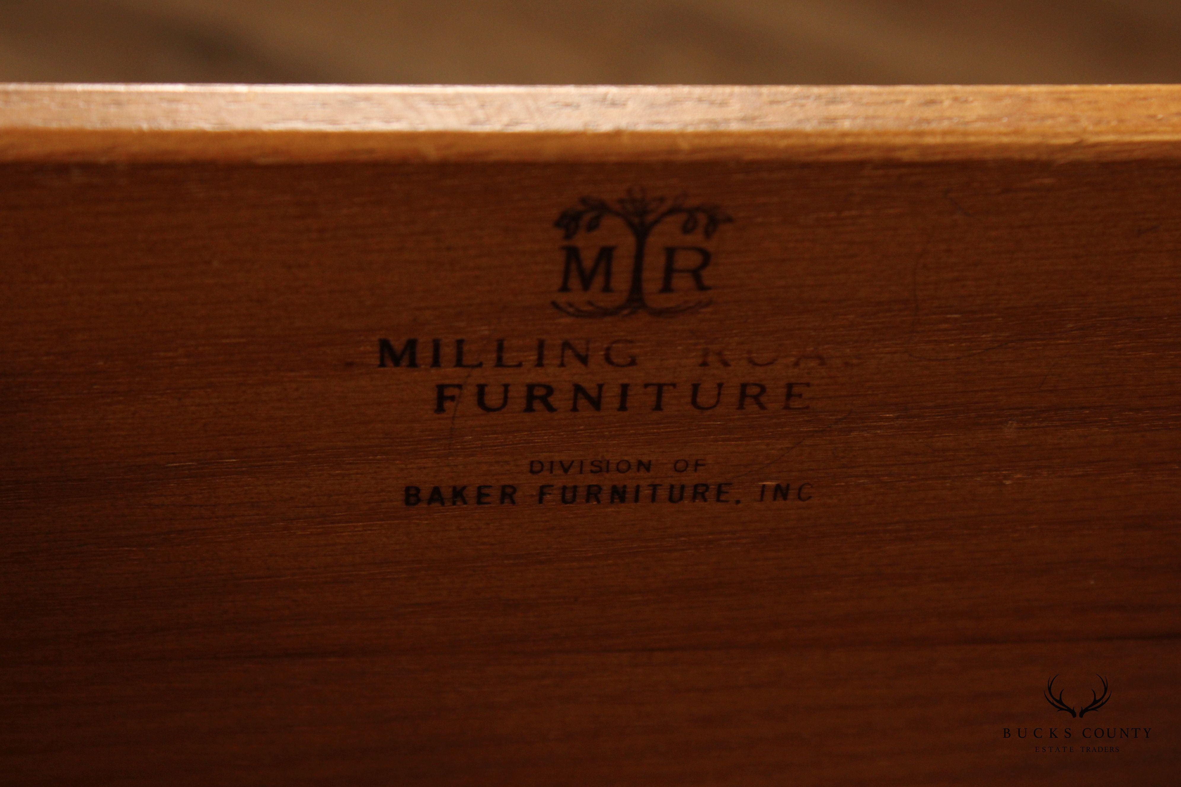 Baker Milling Road Georgian Style Walnut Long Dresser