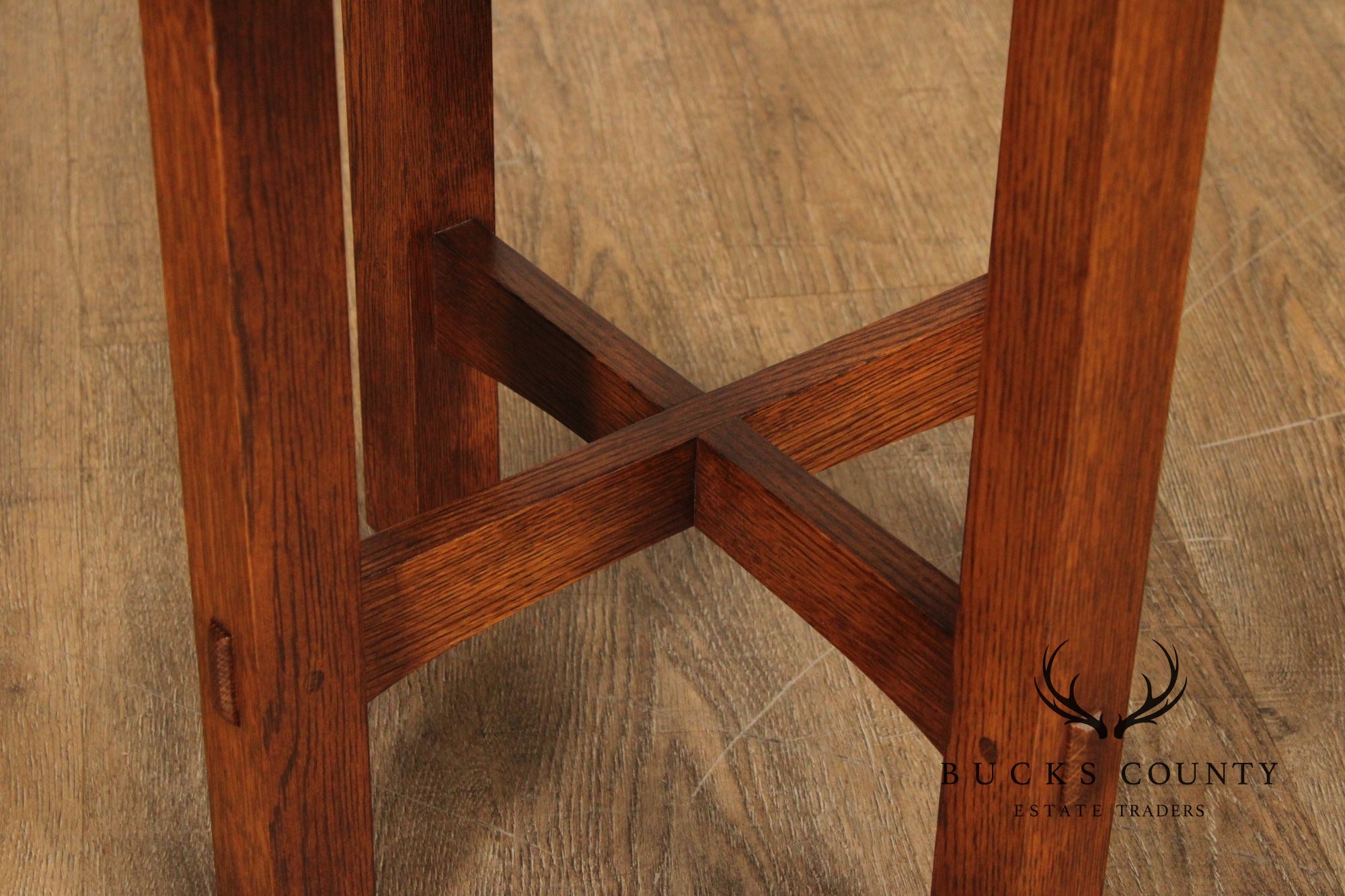 Stickley Mission Collection Oak Tabouret