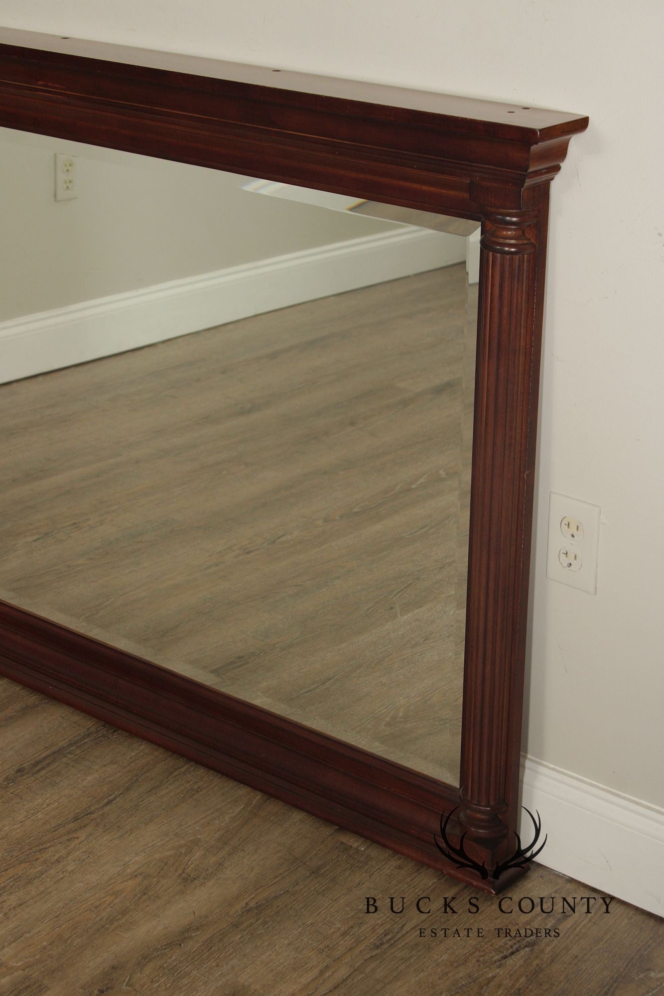 Durham furniture Savile Row Landscape Maple Dresser Mirror