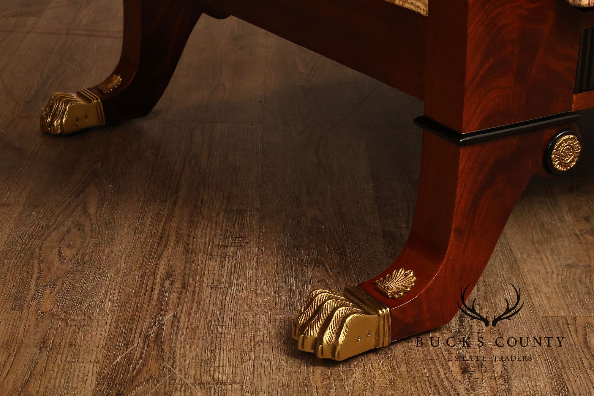 Versace Infinity Gigasso Empire Style Upholstered Loveseat