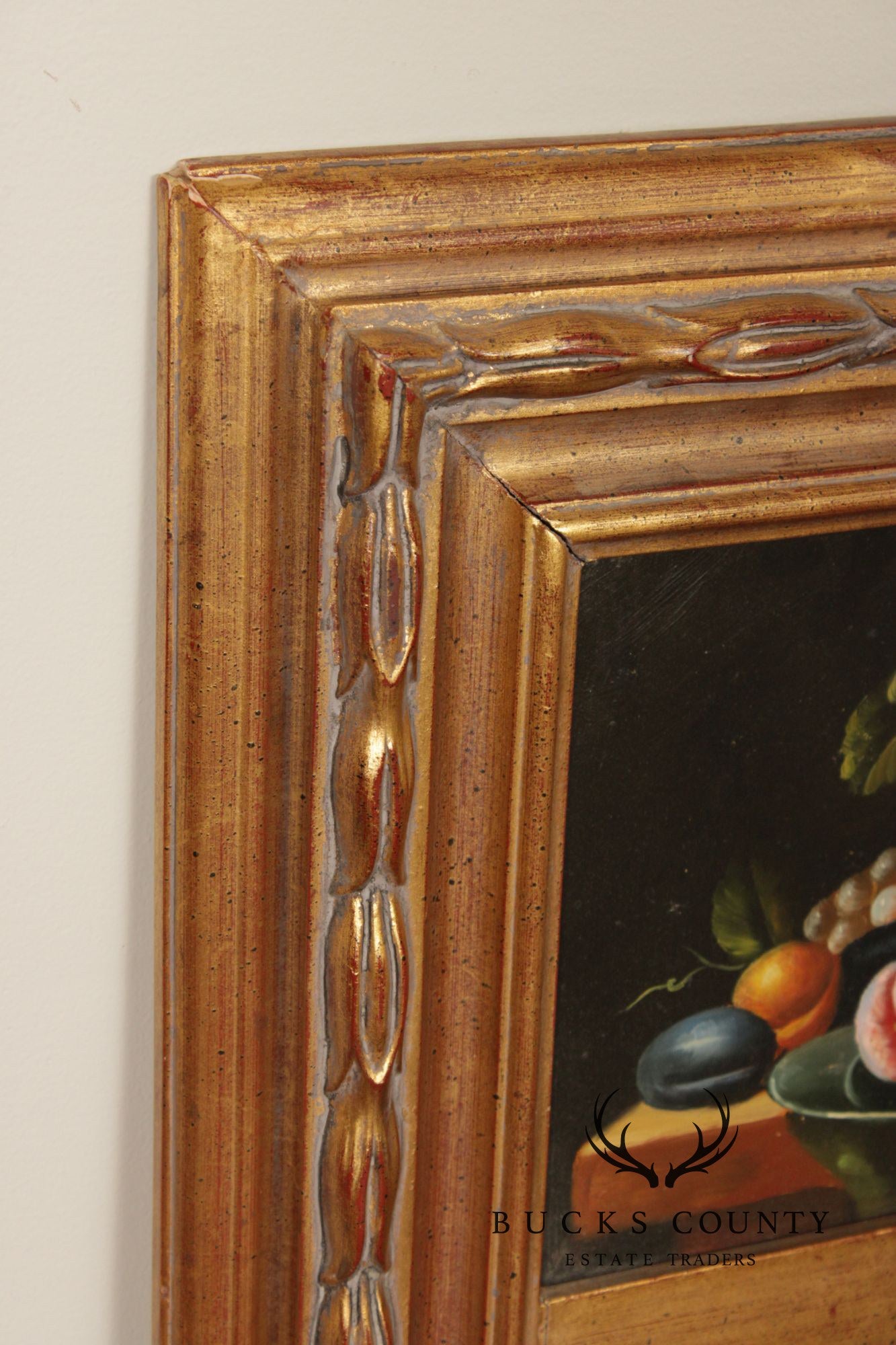Vintage Gold Framed Trumeau Mirror