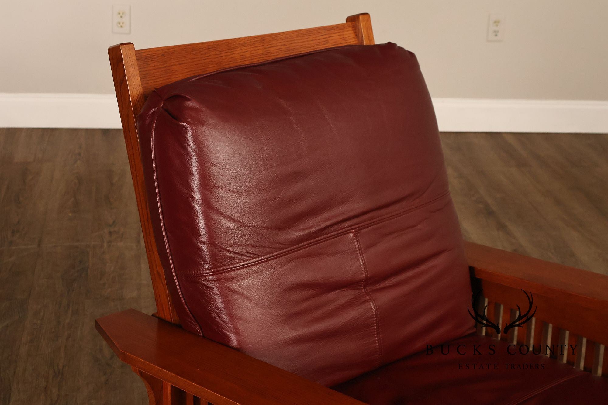 Bassett Furniture Mission Style Oak Morris Chair