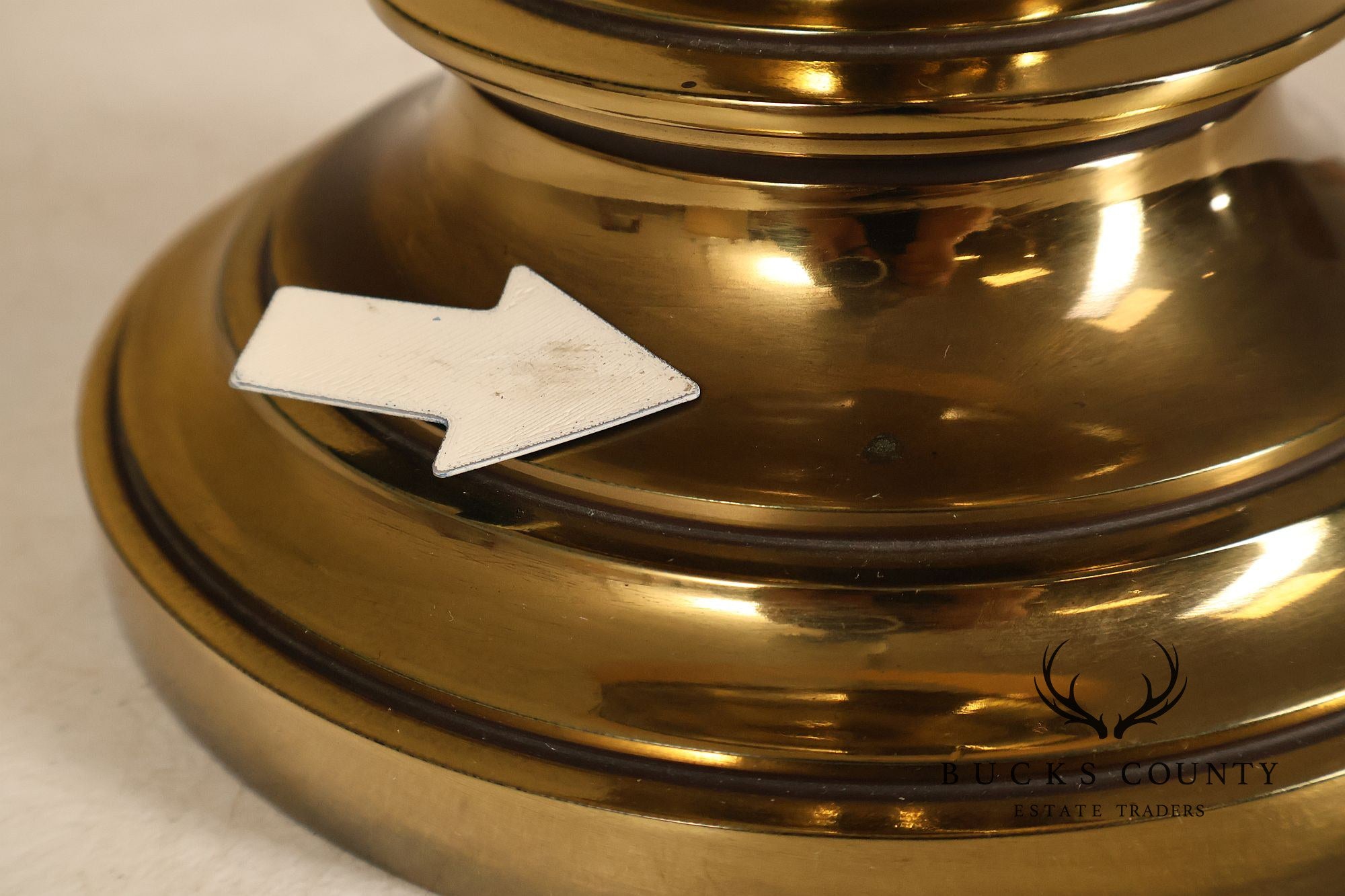 Stiffel Vintage Pair of Brass Table Lamps