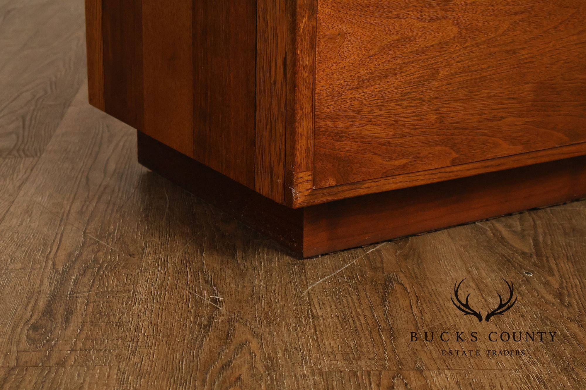 Lane Mid Century Modern Walnut Gentleman's Chest Armoire