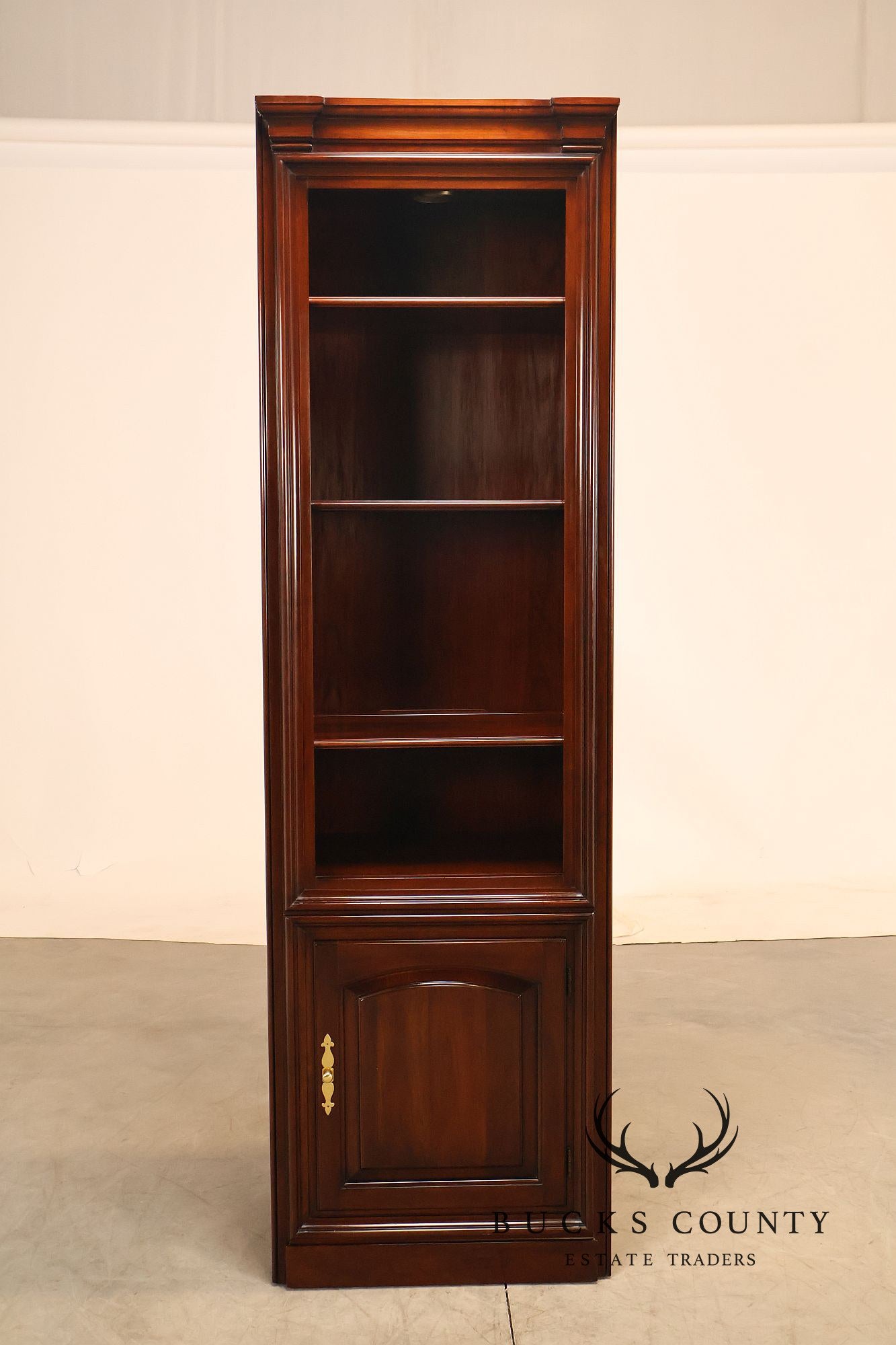Statton Pair Of Oldtowne Cherry Bookcases