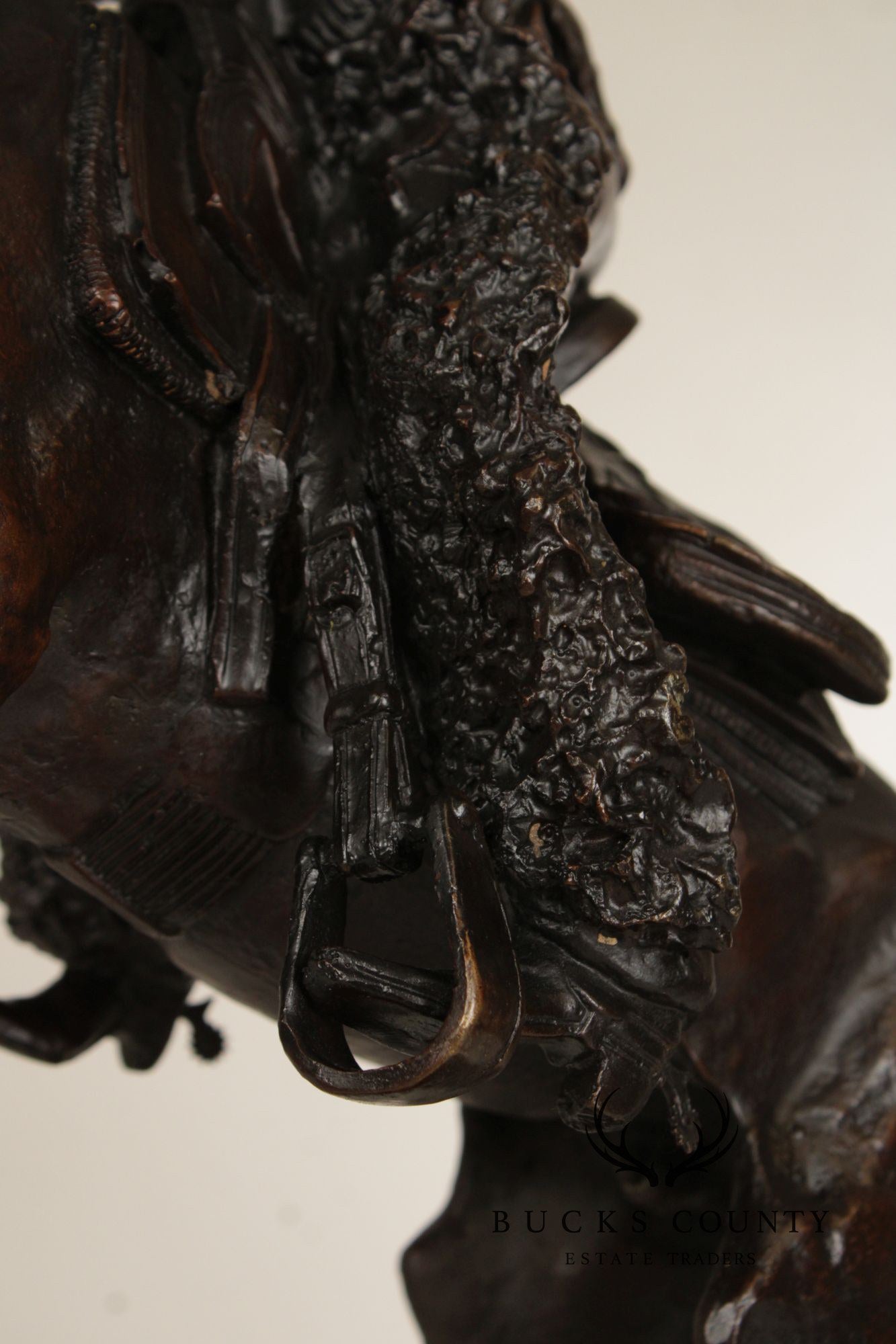 Frederic Remington Bronze Statue, 'Wooly Chaps'