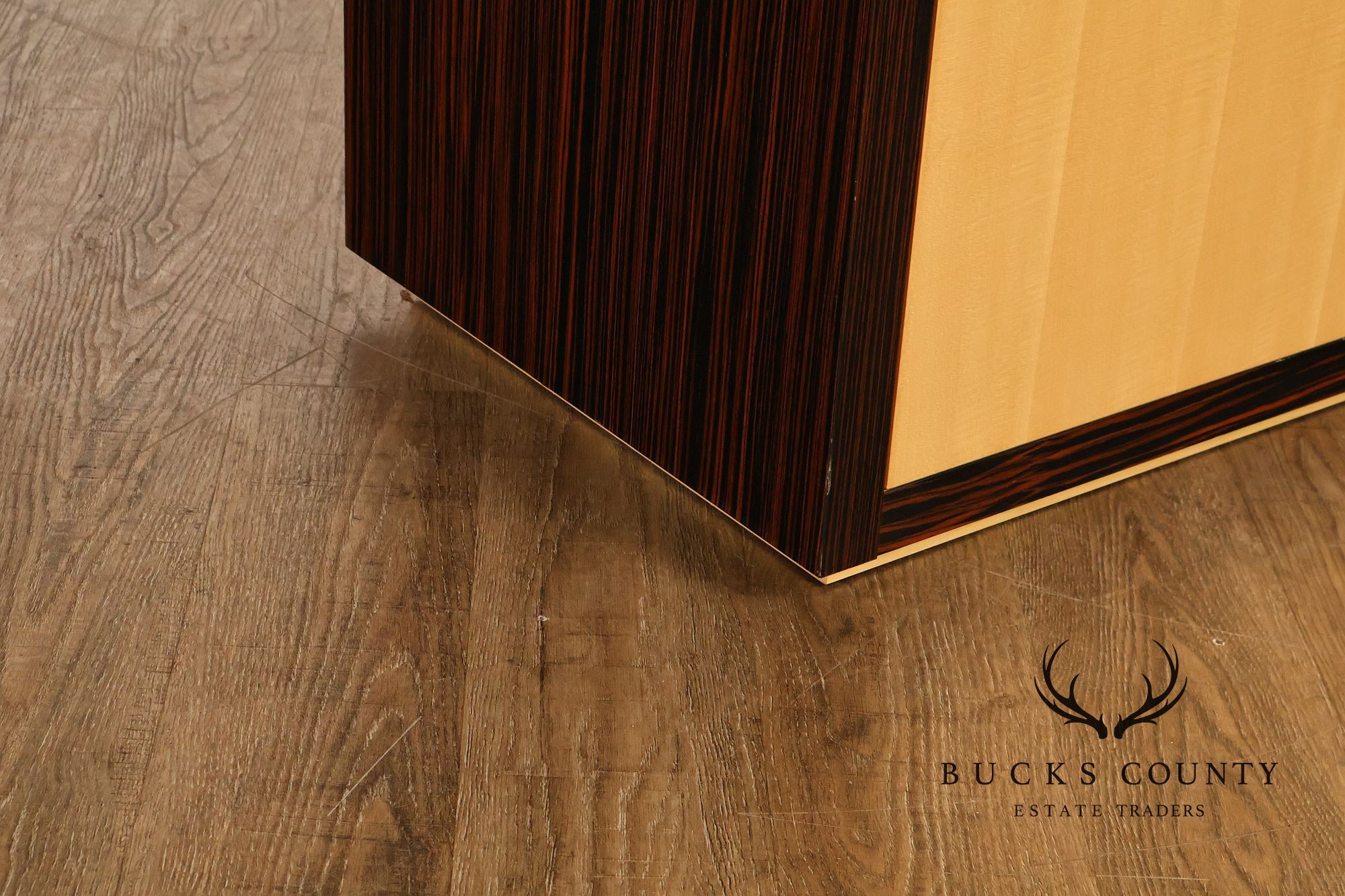 Giorgio Collection Italian Art Deco Style Mixed Wood Sideboard