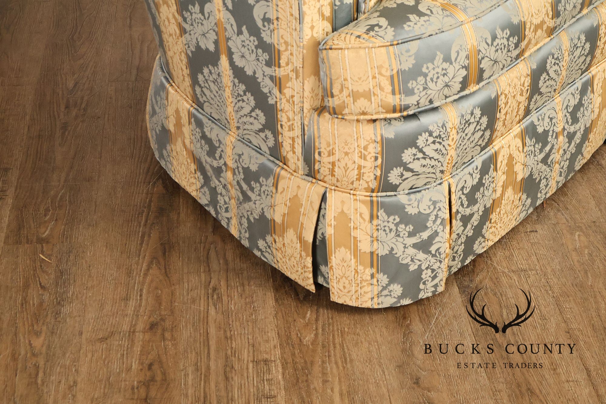 Kindel Custom Upholstered Channel Back Sofa