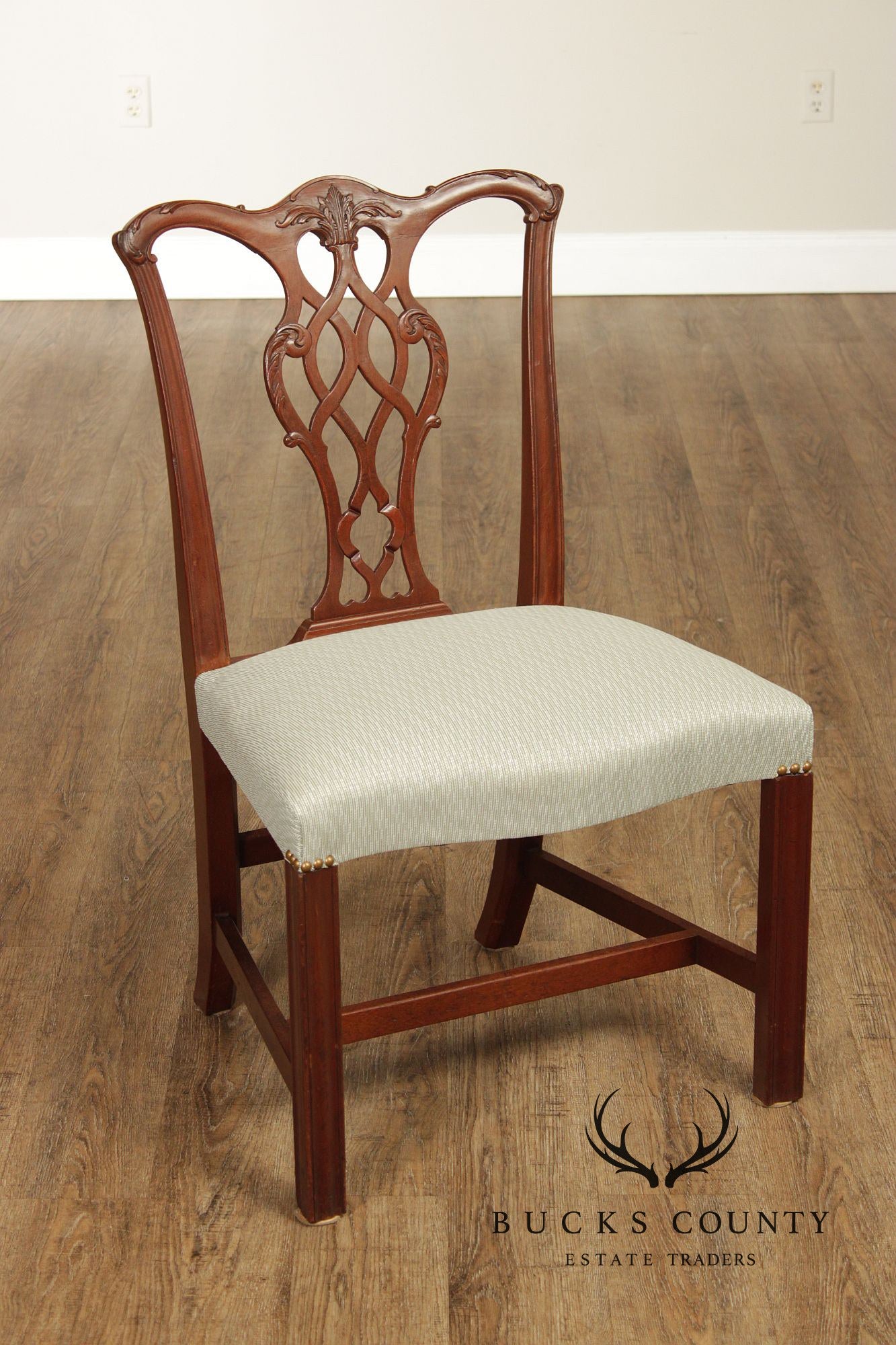 Chippendale Style Set of Six Mahogany Dining Chairs