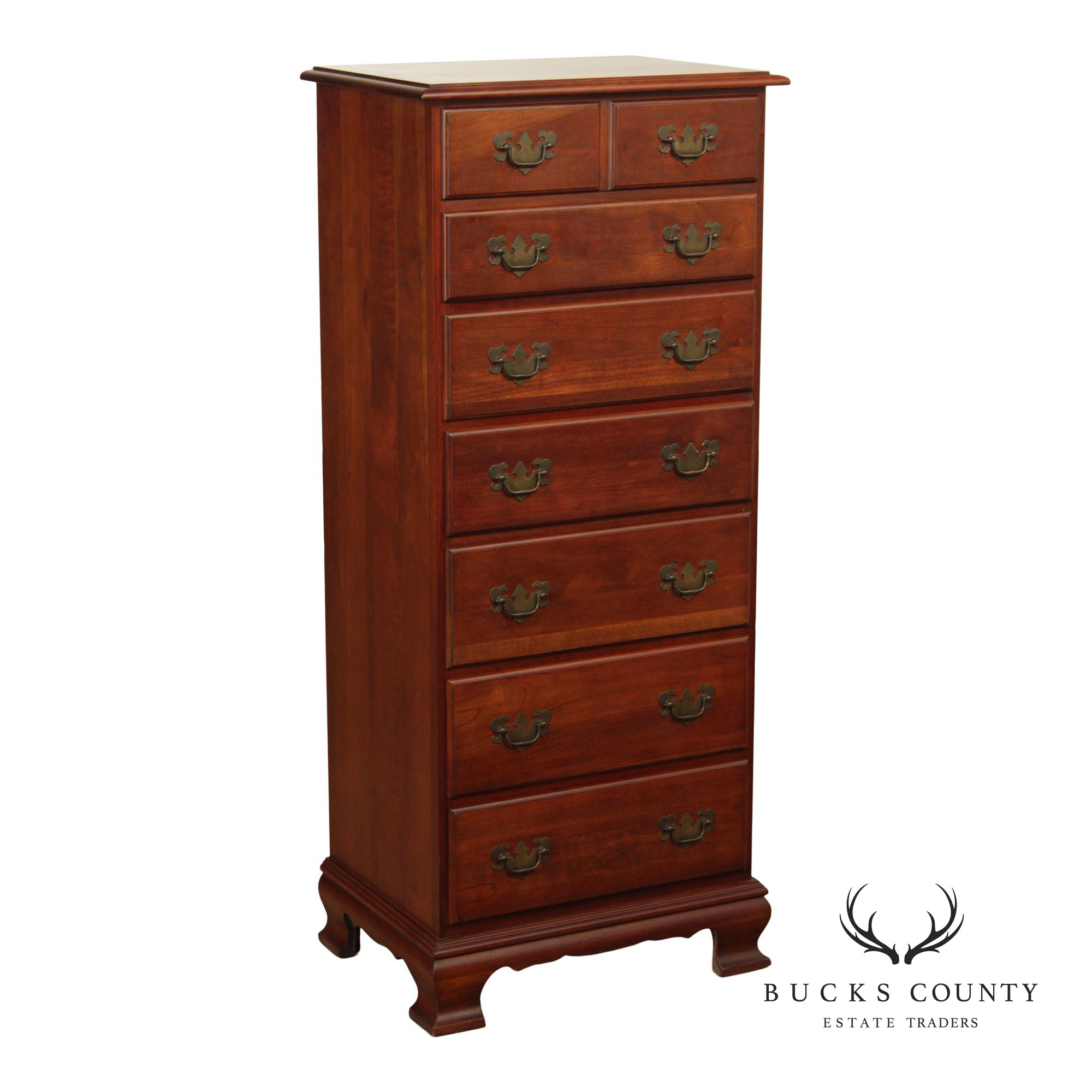 Chippendale Style Cherry Lingerie Chest