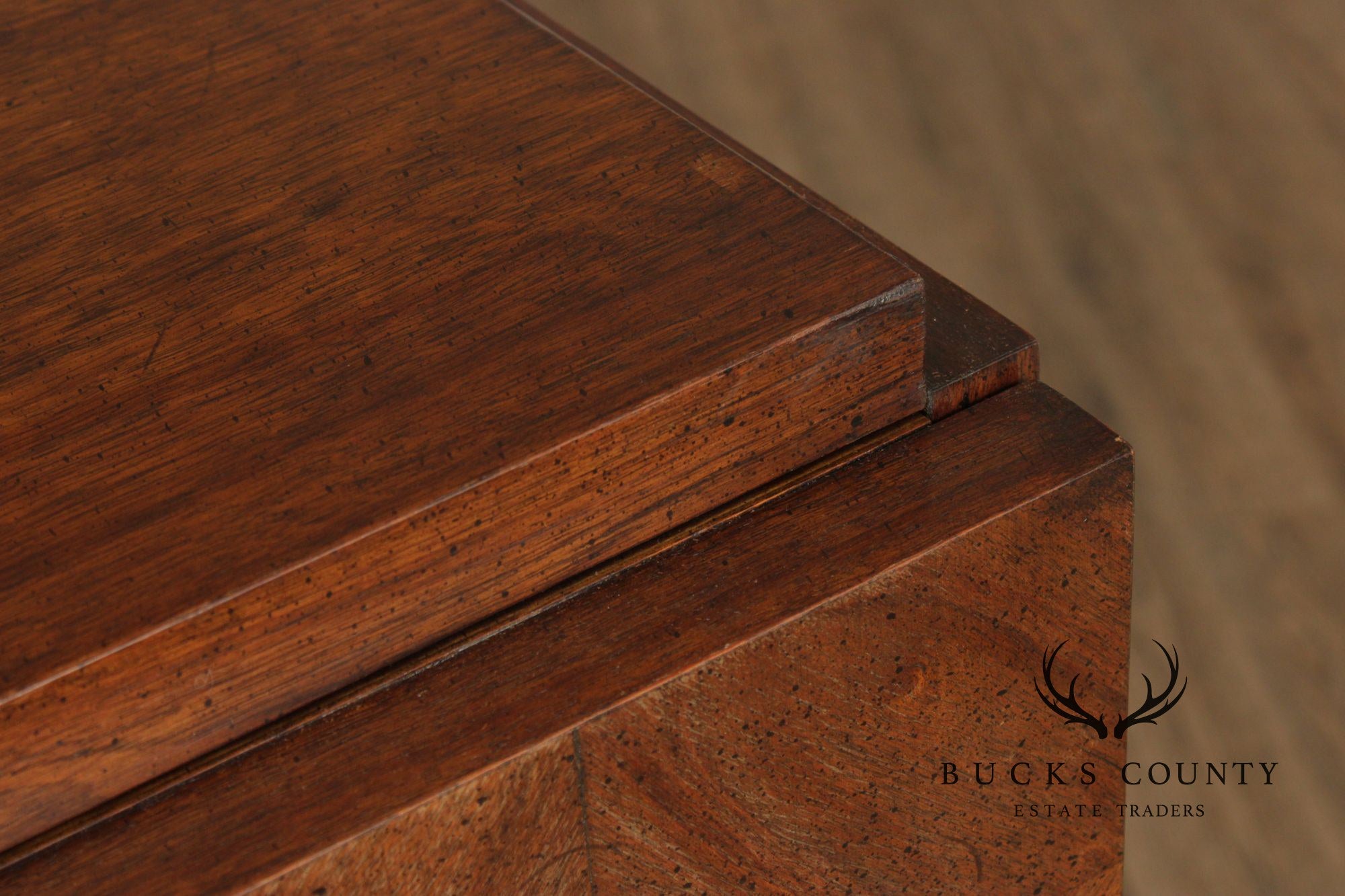 Lane Brutalist Mid Century Walnut High Chest