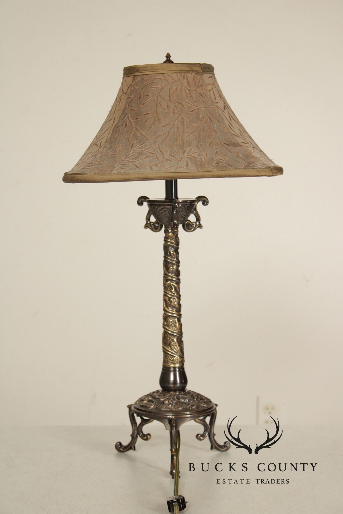 Frederick Cooper Rococo Style Brass Table Lamp