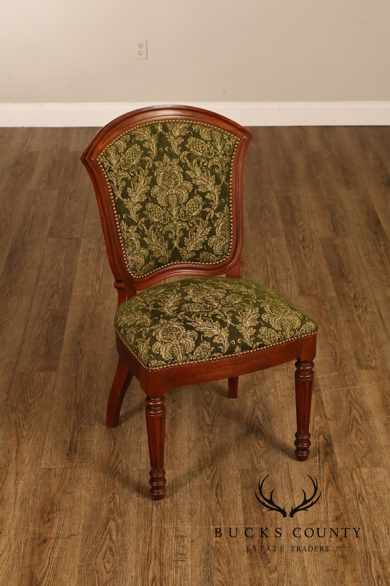 Henredon English Regency Style Set of Eight Mahogany Dining Chairs