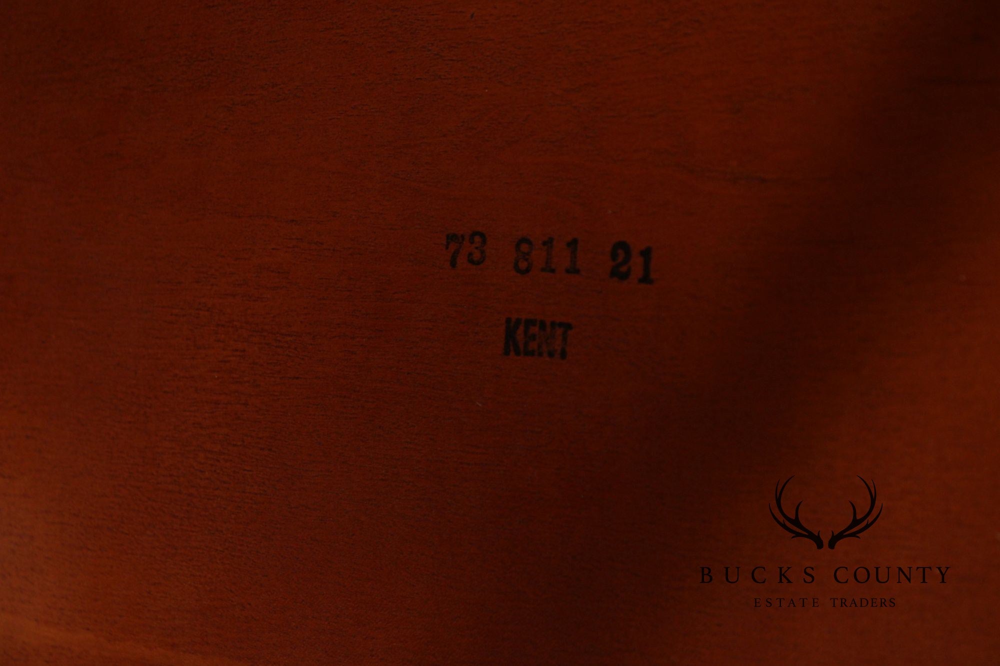 Kindel Federal Style Oval Inlaid End Table