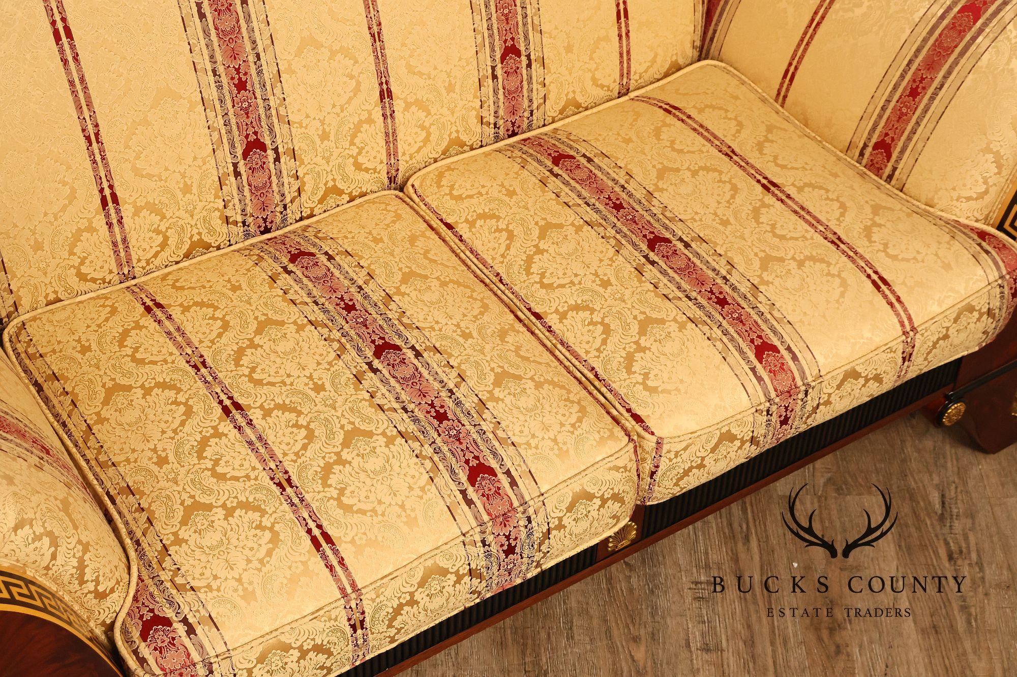 Versace Infinity Gigasso Empire Style Upholstered Loveseat